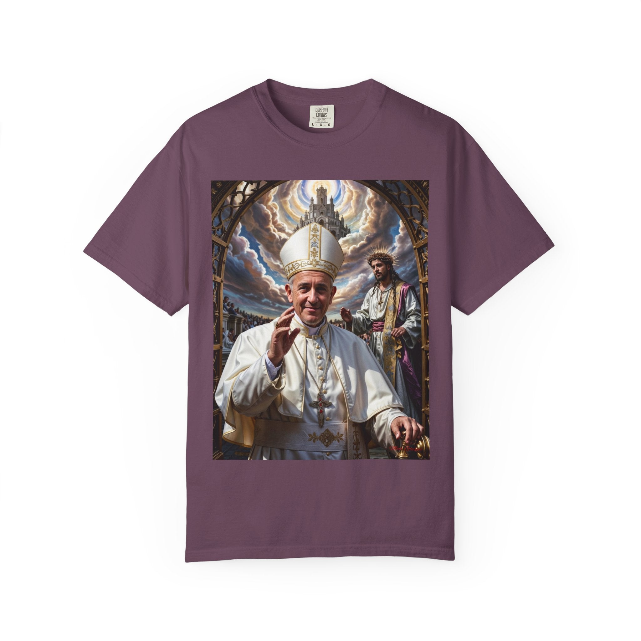 Religious Inspirational Pope Unisex T-Shirt - Angel Body