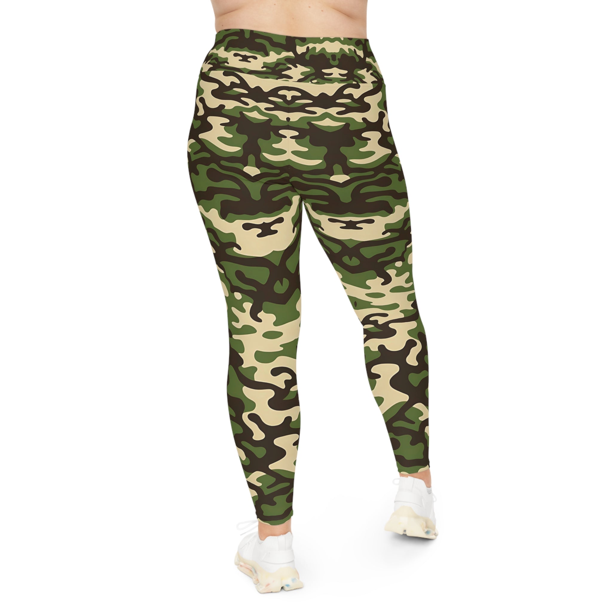 New Custom design Plus Size Camouflage Leggings for Active Lifestyle - Angel Body