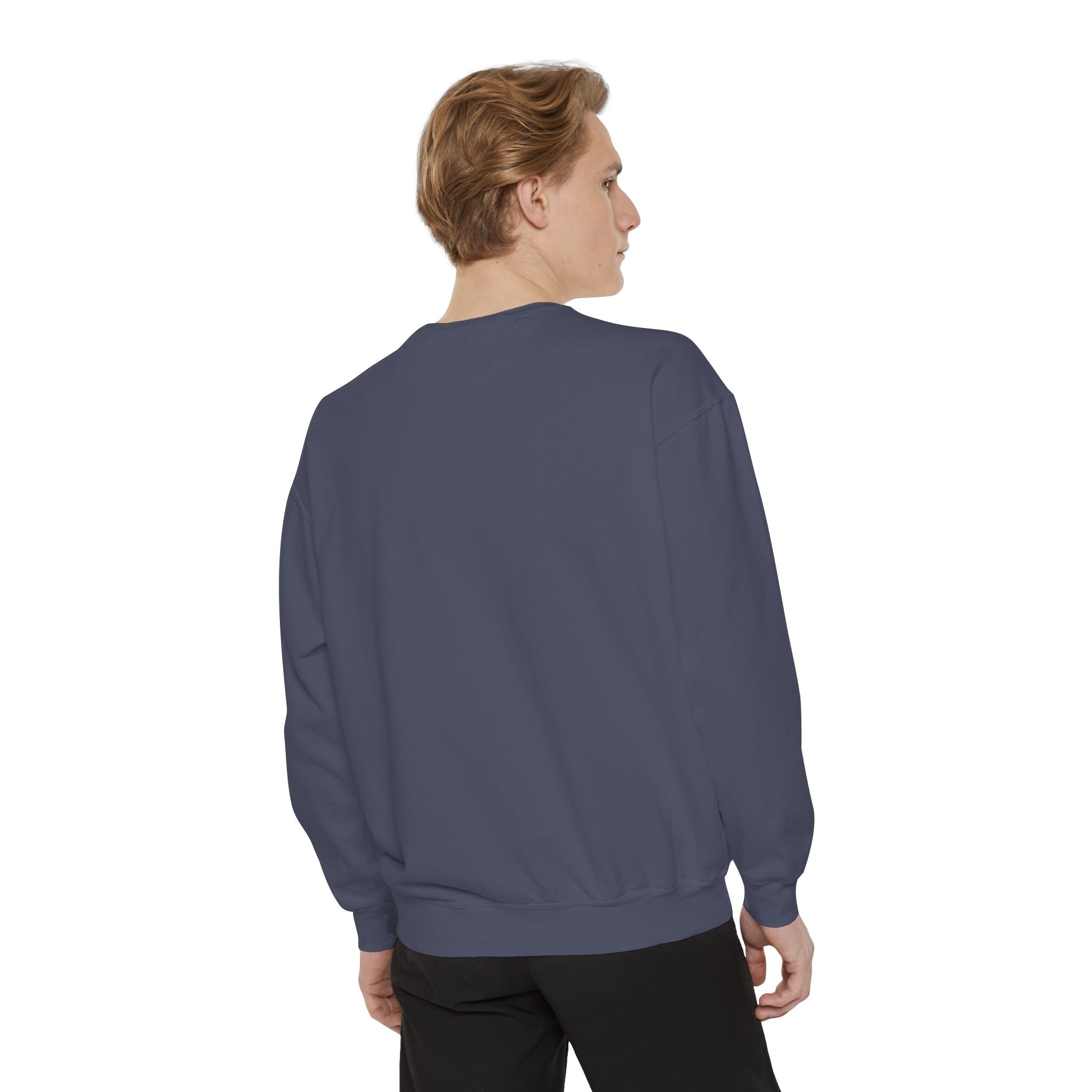 Unisex Garment-Dyed Sweatshirt Love to see you smile - Angel Body