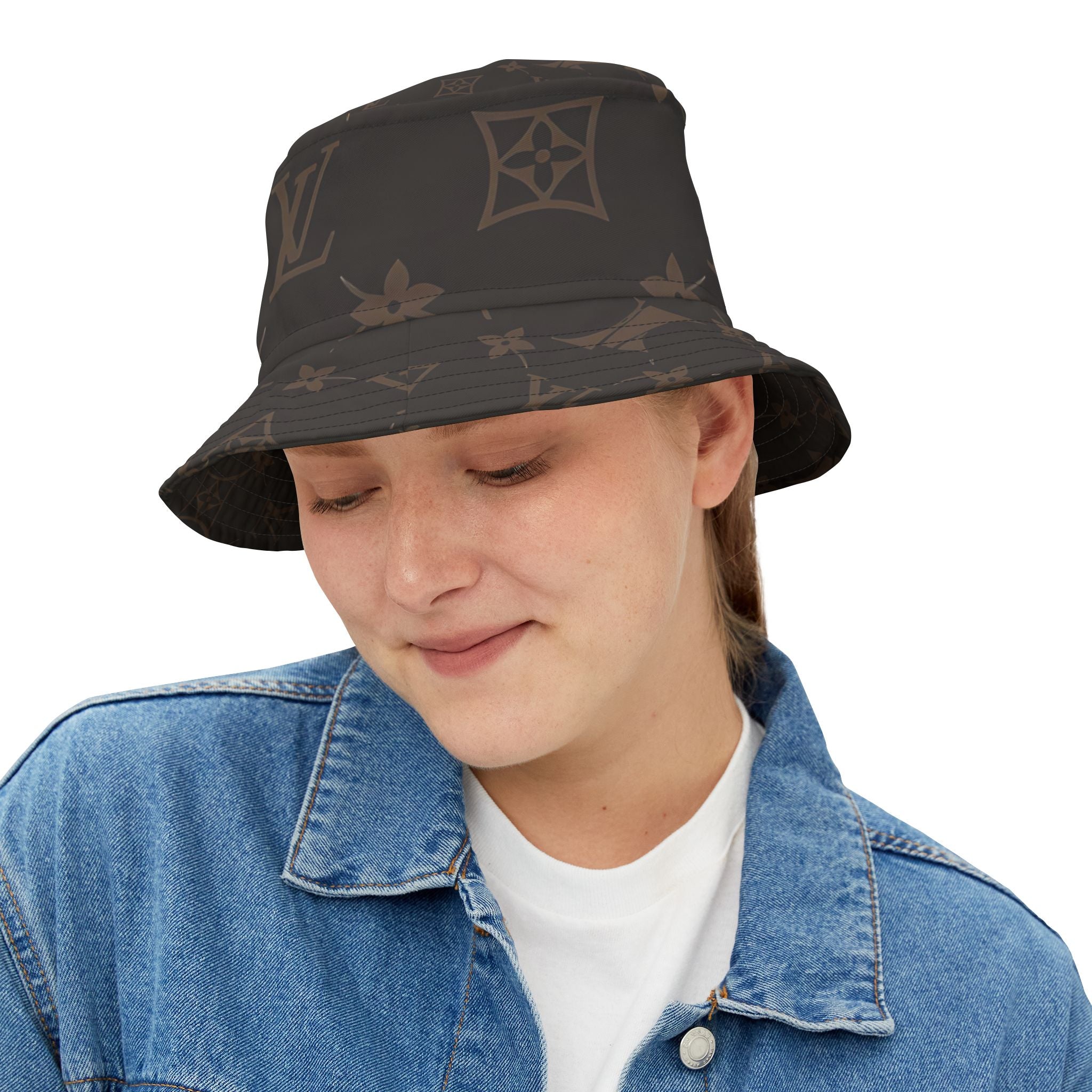 Stylish Fashion Bucket Hat, Trendy AOP Hat, Summer Accessory, Outdoor Sun Hat, Gift for Him/Her, Vacation Essential - Angel Body