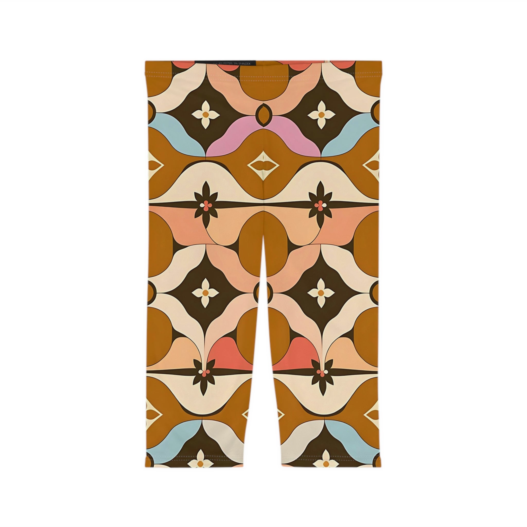 Bohemian Floral Women’s Capri Leggings | Trendy & Comfortable Activewear