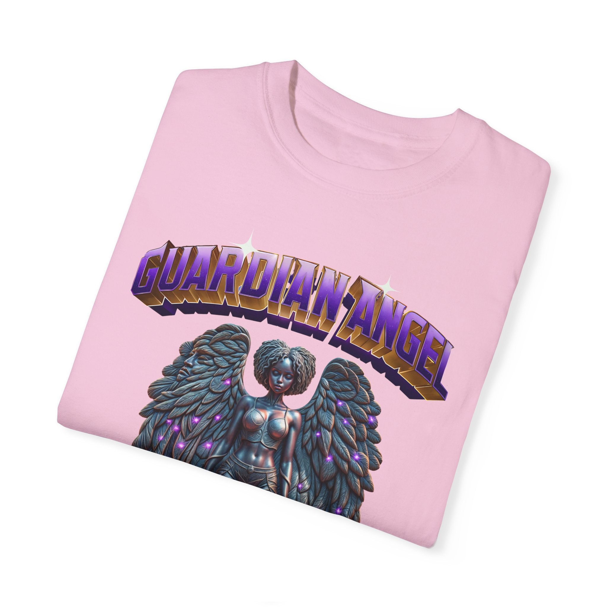Unisex Garment-Dyed T-shirt With the title Guardian Angel - Angel Body