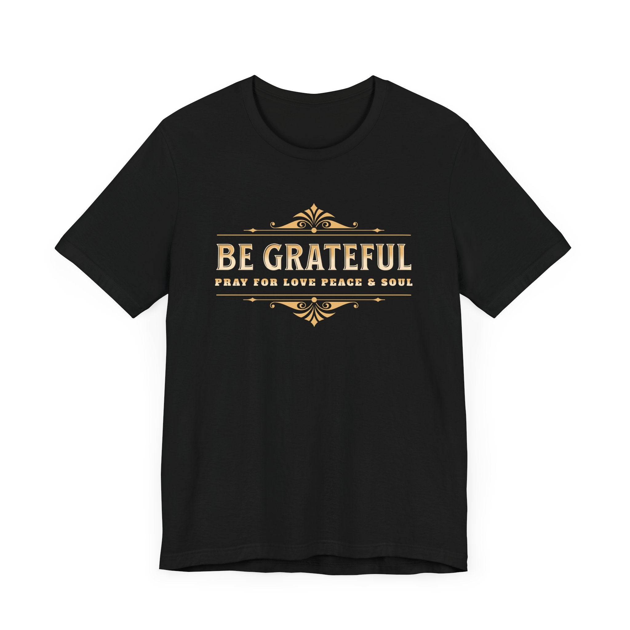 Unisex Jersey Short Sleeve Tee /Be Grateful - Angel Body