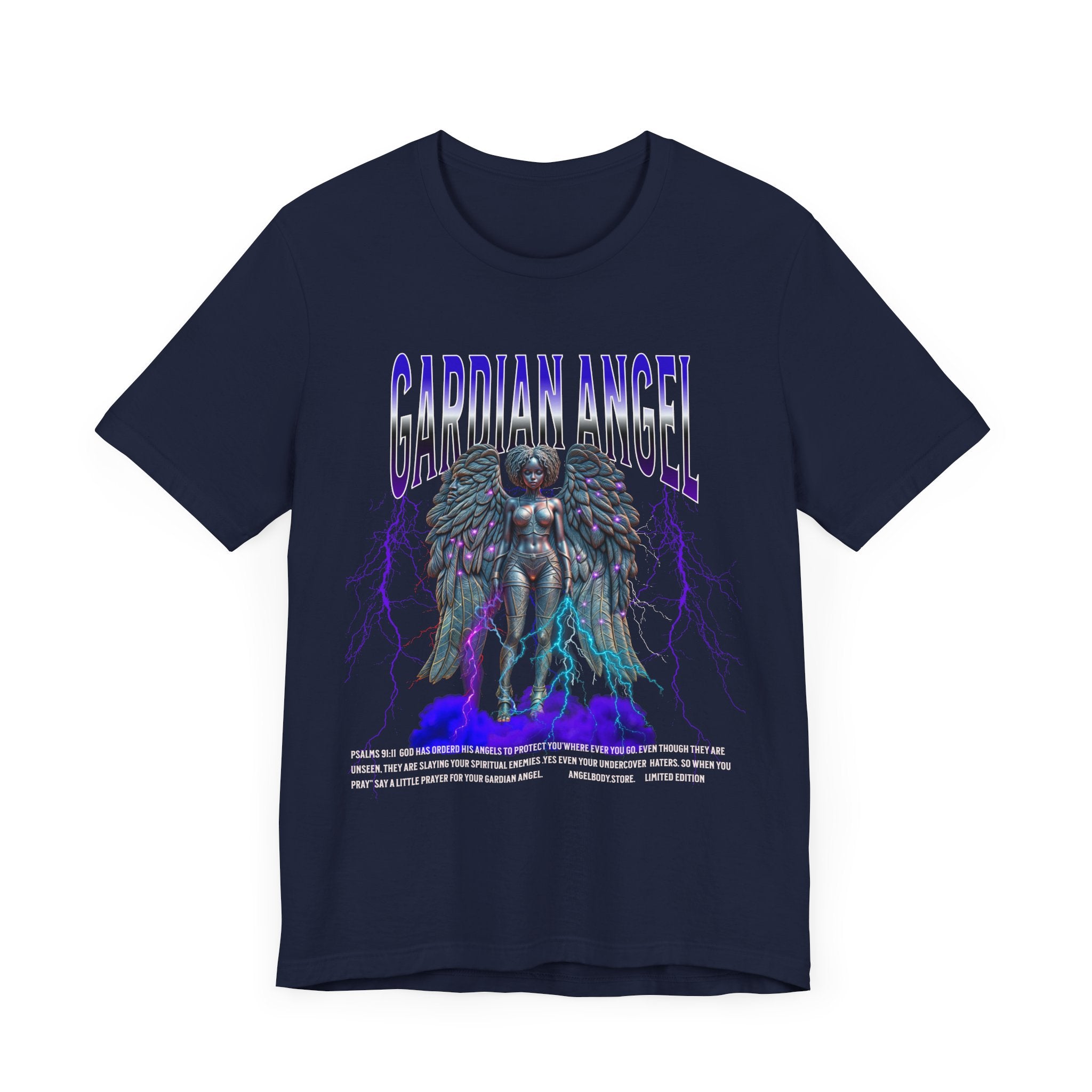 Unisex Jersey Short Sleeve Tee. Guardian Angel Spiritual Warrior - Angel Body