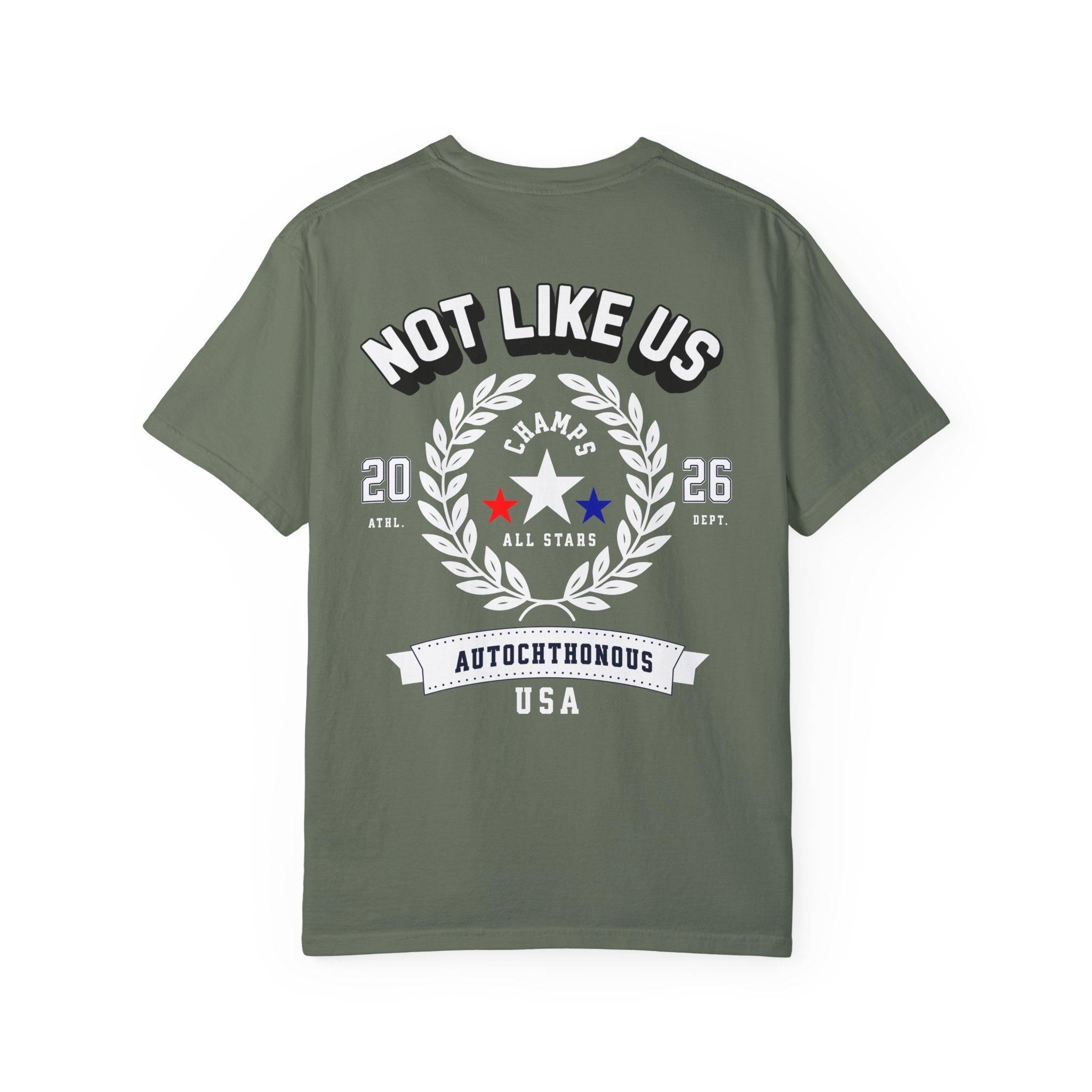 Autochthonous All Stars Unisex Garment-Dyed T-Shirt - Sports Inspired Tee for Casual Days - Angel Body
