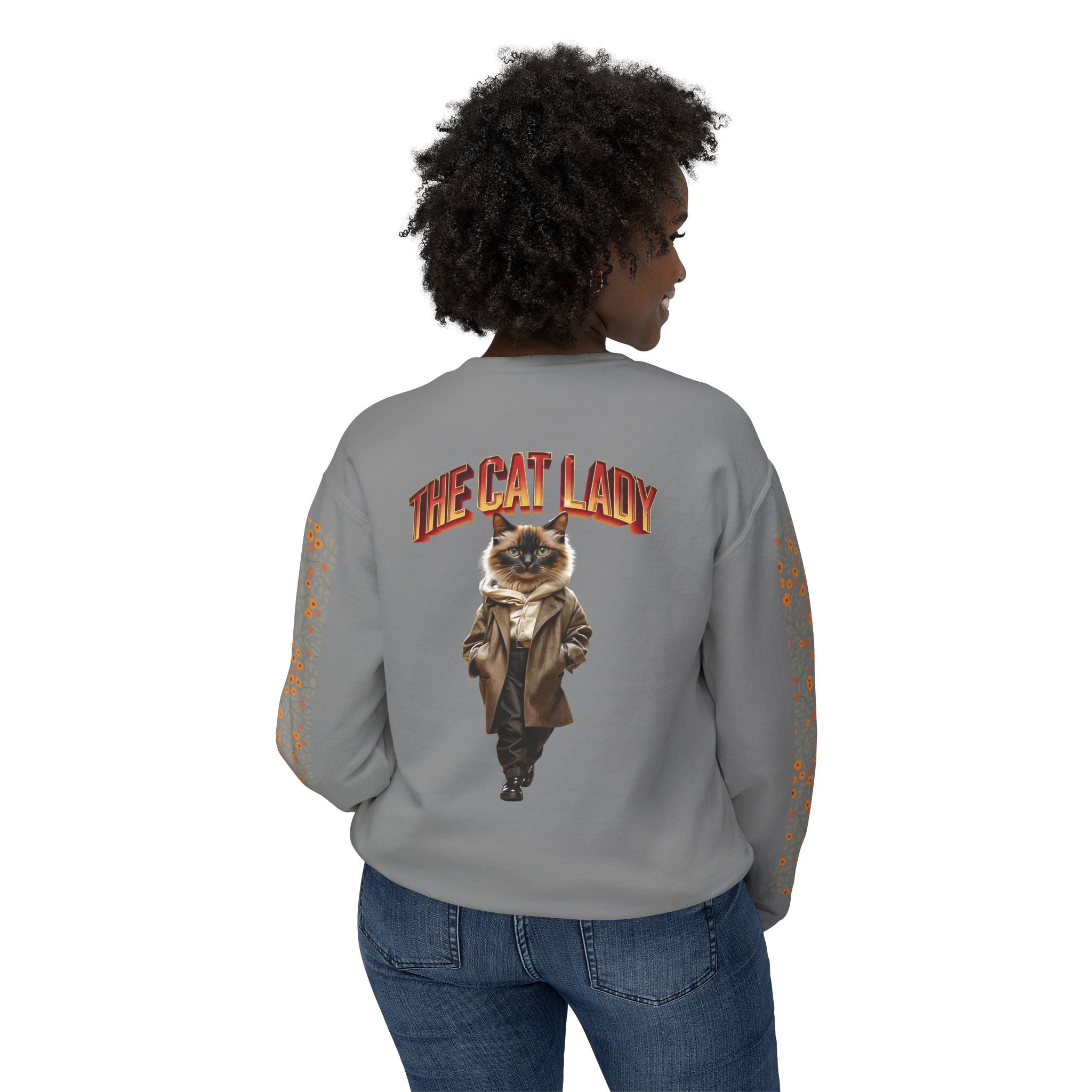 Unisex Lightweight Crewneck Sweatshirt - Angel Body