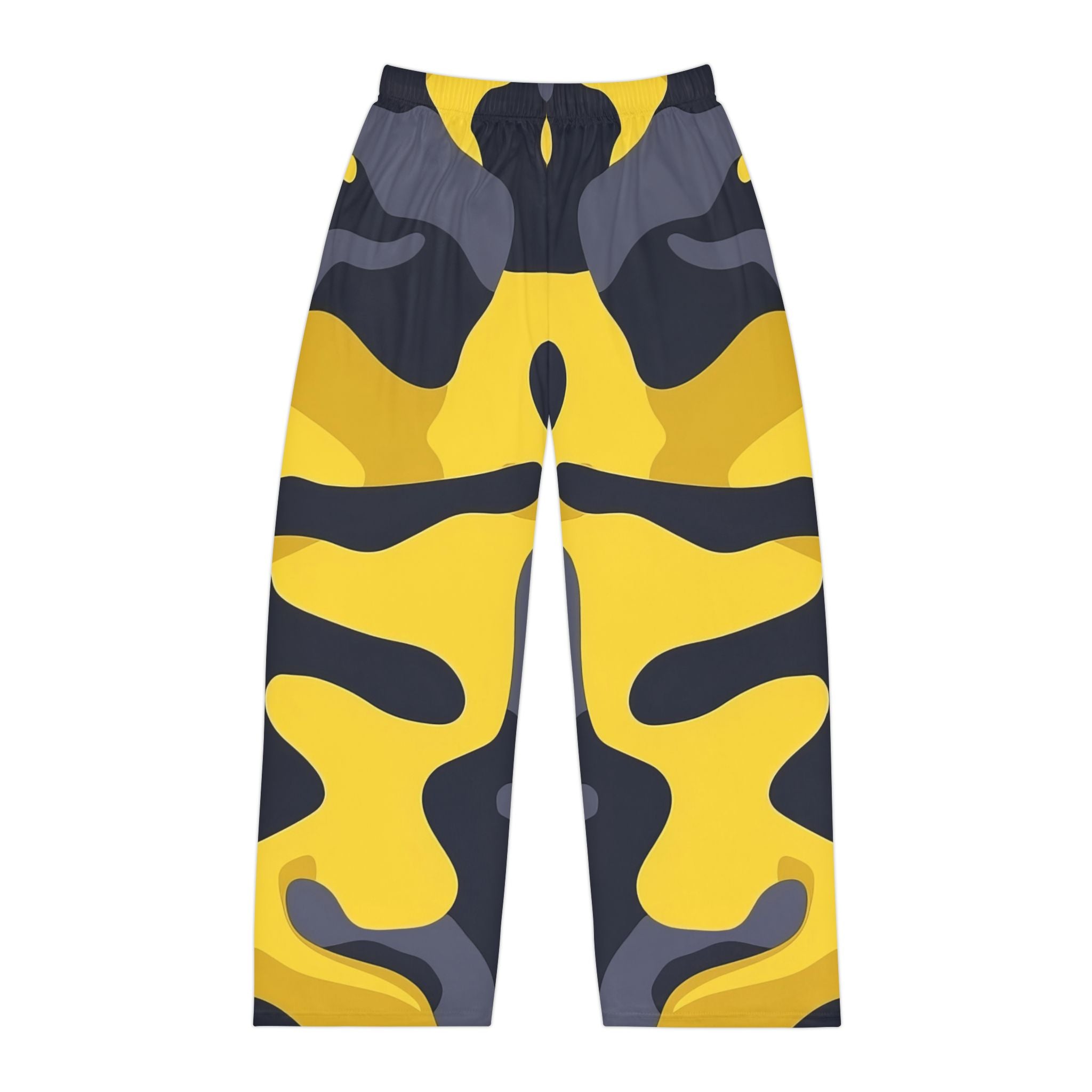 Men's Pajama Pants - Stylish Yellow Camo Lounge Wear for Comfort and Relaxation - Angel Body