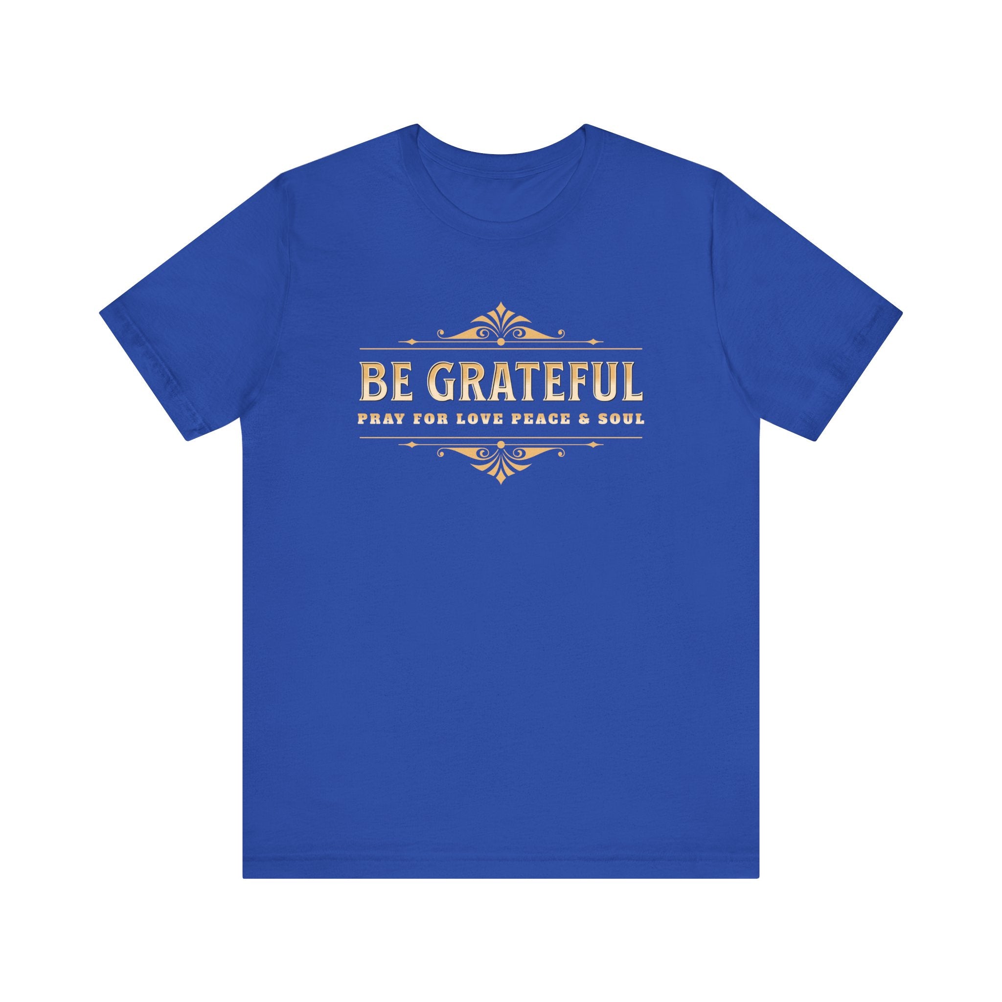 Unisex Jersey Short Sleeve Tee /Be Grateful - Angel Body