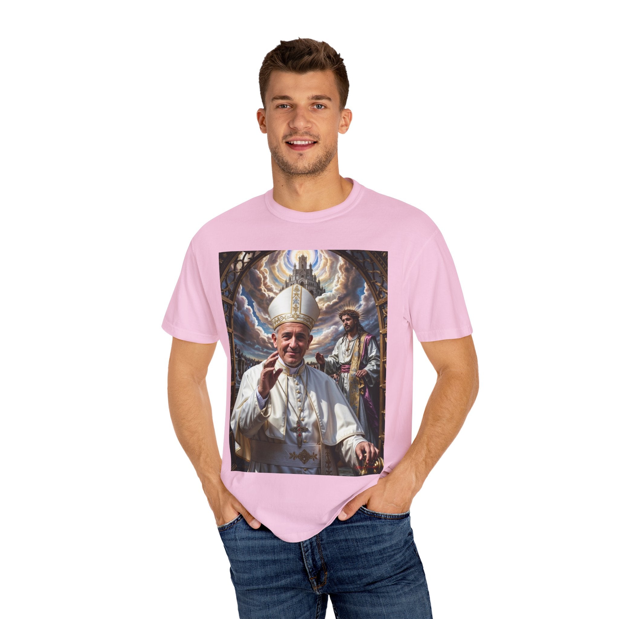 Religious Inspirational Pope Unisex T-Shirt - Angel Body