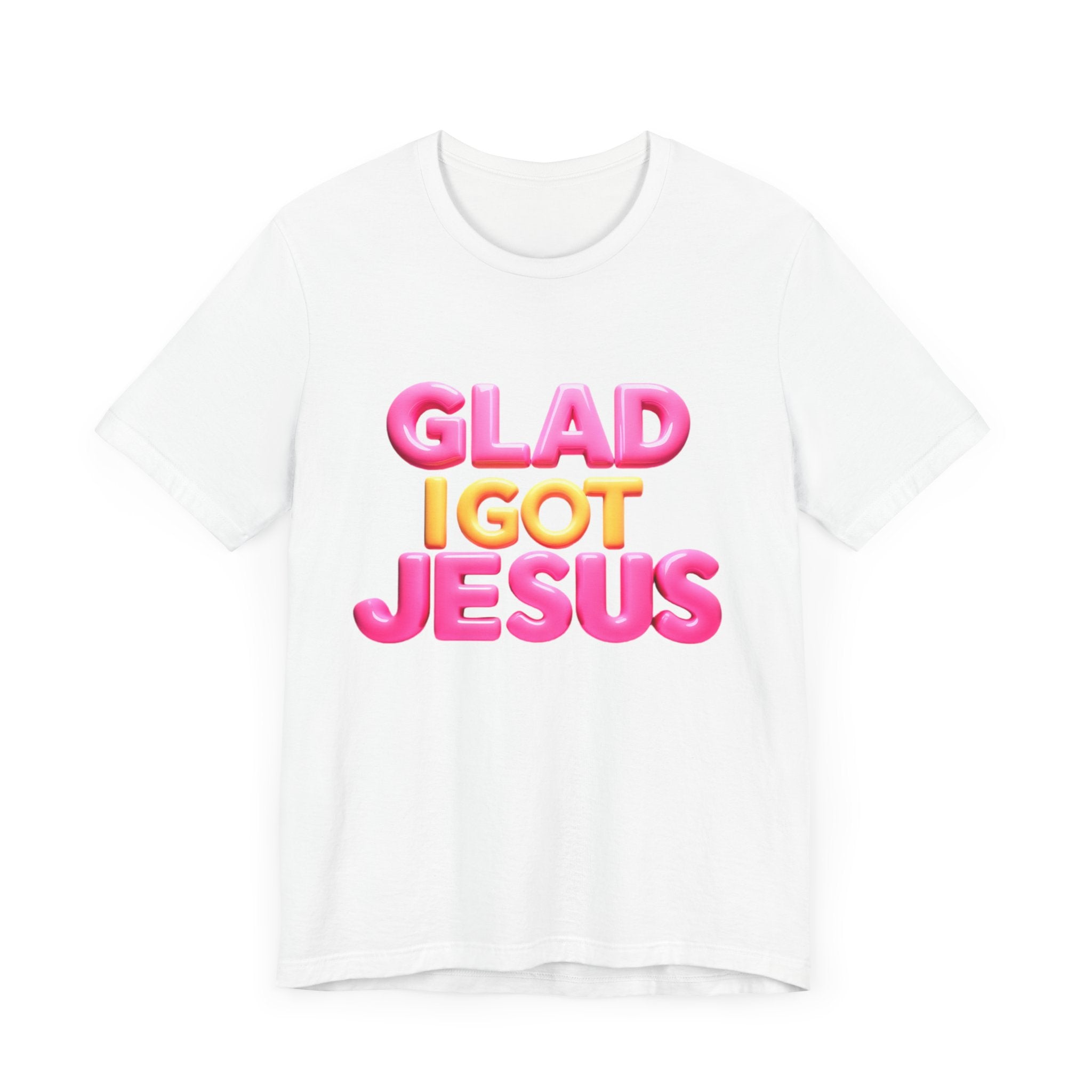 Glad I Got Jesus Unisex Tee - Angel Body