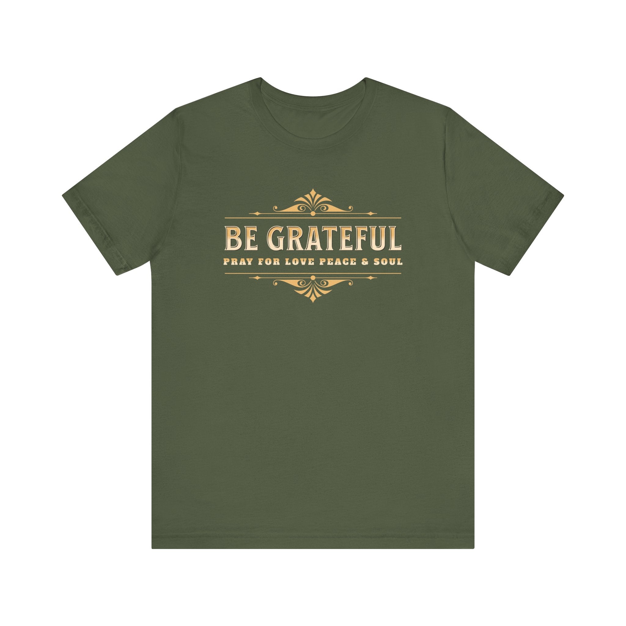 Unisex Jersey Short Sleeve Tee /Be Grateful - Angel Body