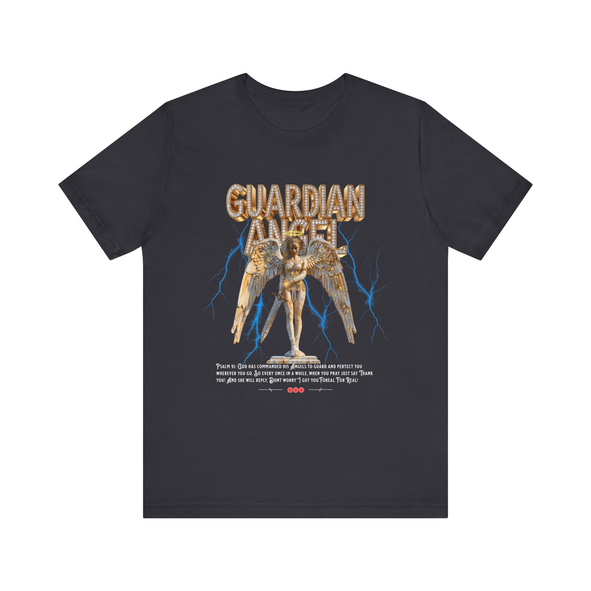 Unisex Jersey Short Sleeve: Guardian Angel Spiritual Warrior - Angel Body