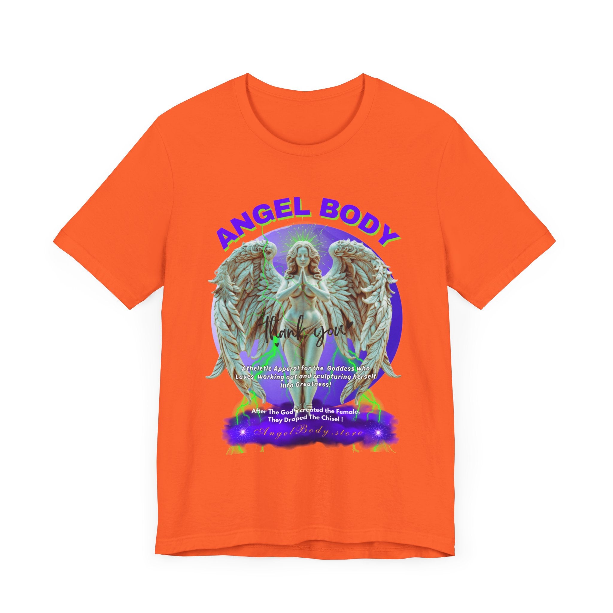 Unisex Jersey Short Sleeve Tee: Guardian Angel Spiritual Warrior 4 - Angel Body