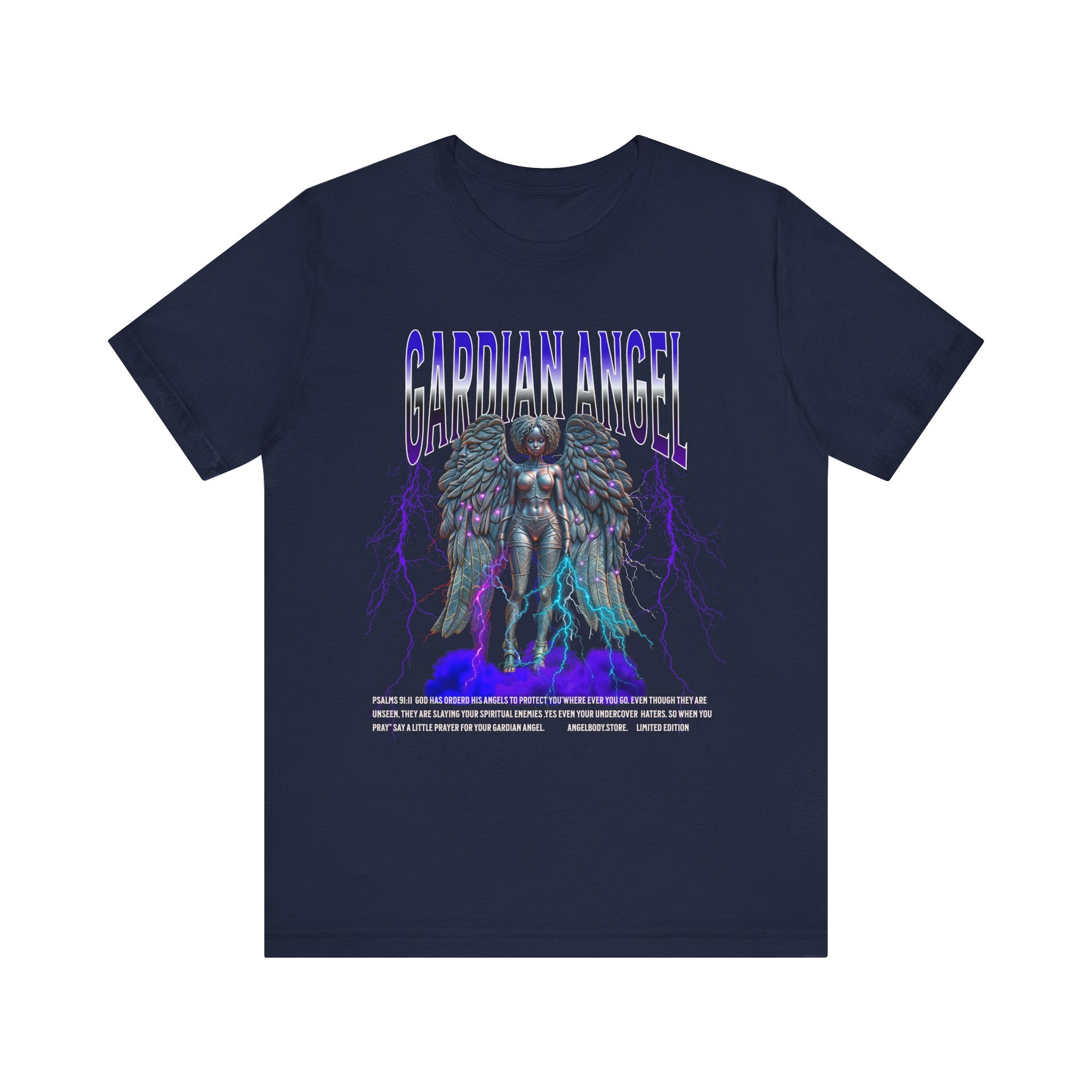 Unisex Jersey Short Sleeve Tee. Guardian Angel Spiritual Warrior - Angel Body