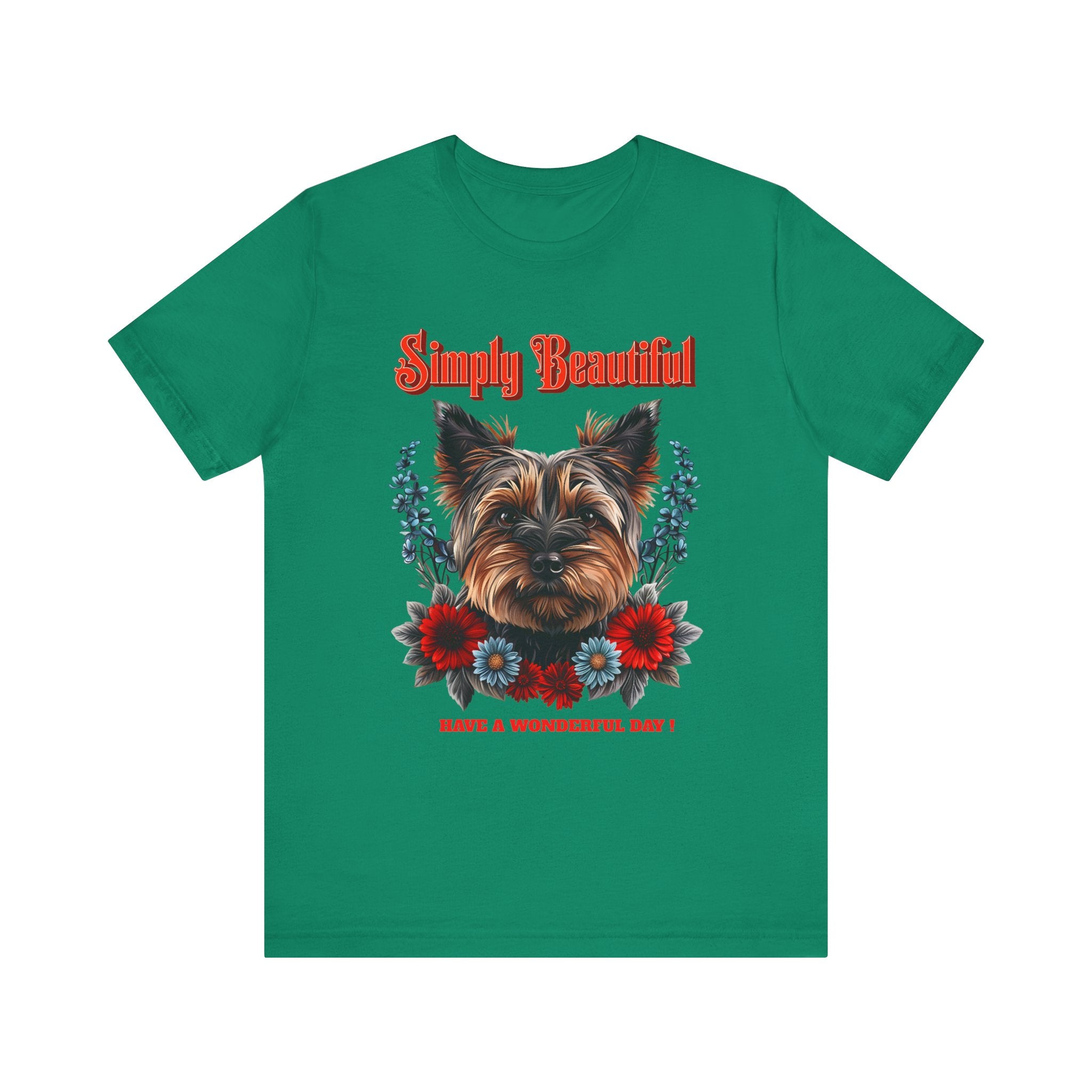 Unisex Jersey Short Sleeve Tee Simply Beautiful Yorkshire Puppy - Angel Body