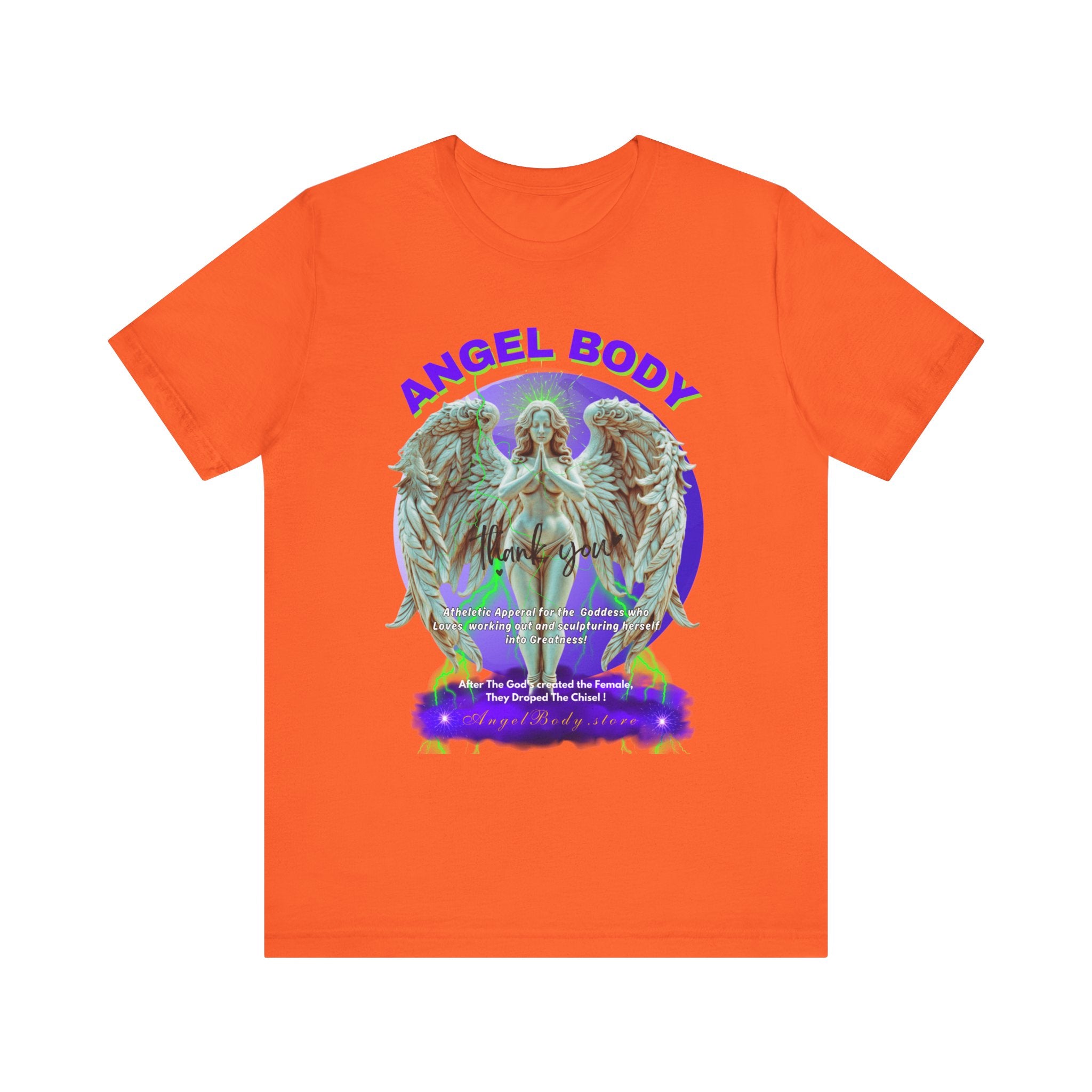 Unisex Jersey Short Sleeve Tee: Guardian Angel Spiritual Warrior 4 - Angel Body