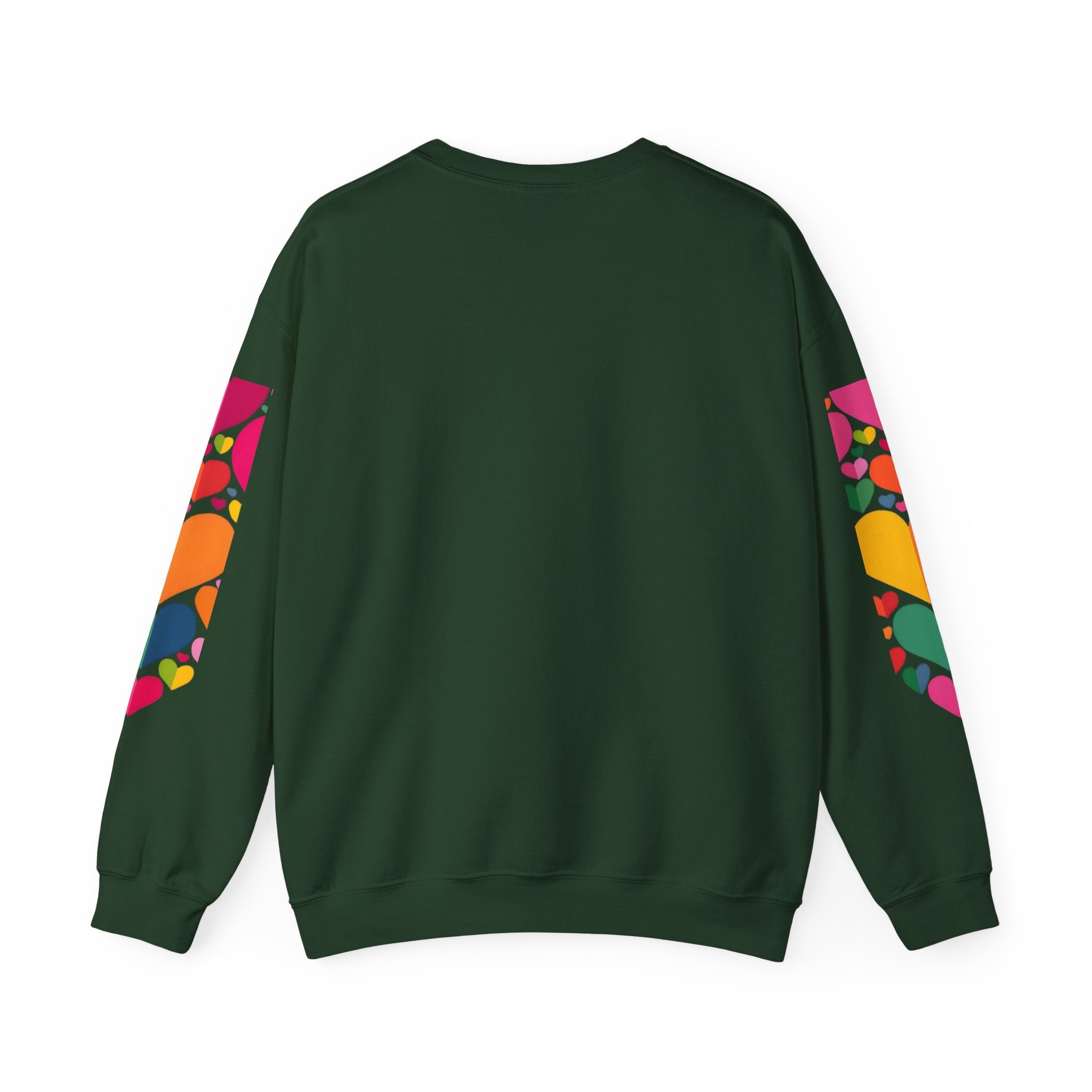 Have a Heart Unisex Sweatshirt - Colorful Valentine’s Day Crewneck for Comfort and Love - Angel Body