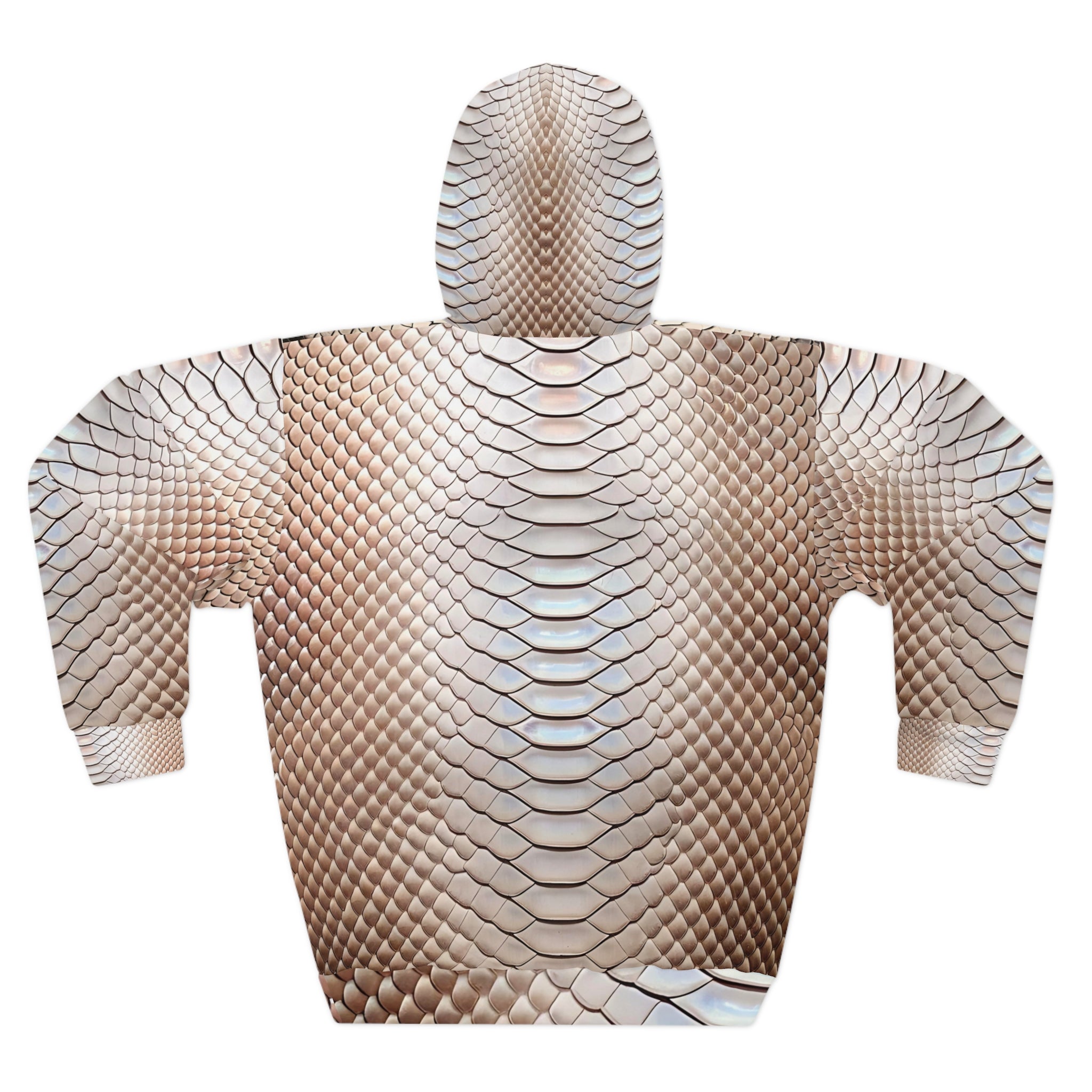 Sleek Snake Skin Unisex Pullover Hoodie - Trendy Fashion Statement - Angel Body