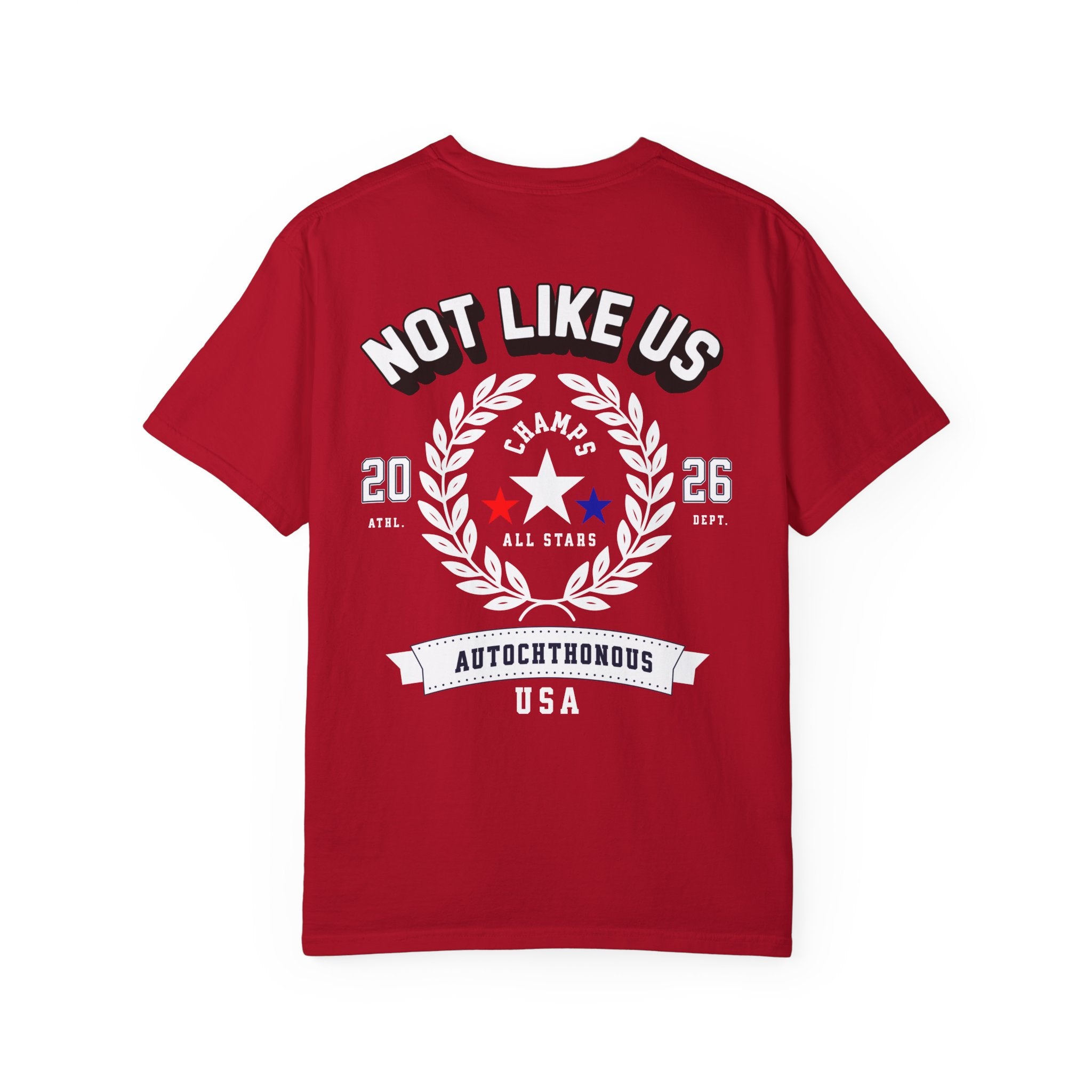 Autochthonous All Stars Unisex Garment-Dyed T-Shirt - Sports Inspired Tee for Casual Days - Angel Body