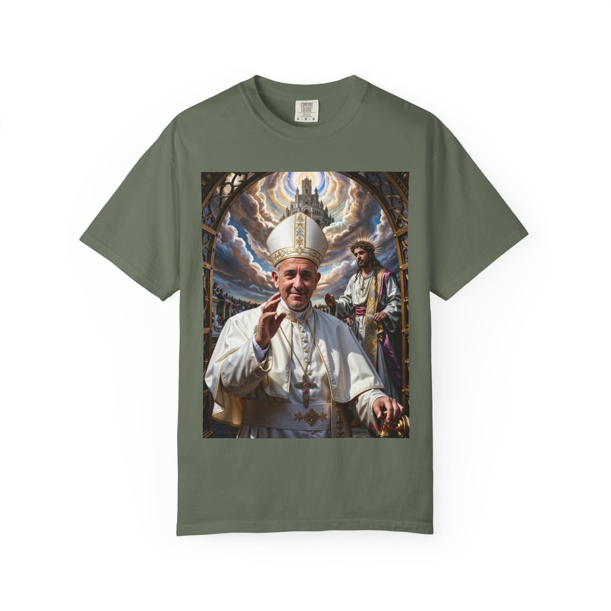 Religious Inspirational Pope Unisex T-Shirt - Angel Body