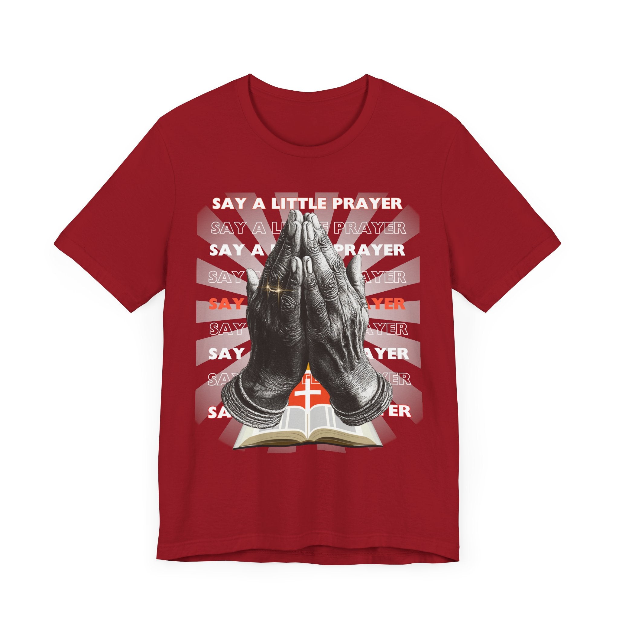 Unisex Jersey Short Sleeve Tee: With the heart warming words - Angel Body