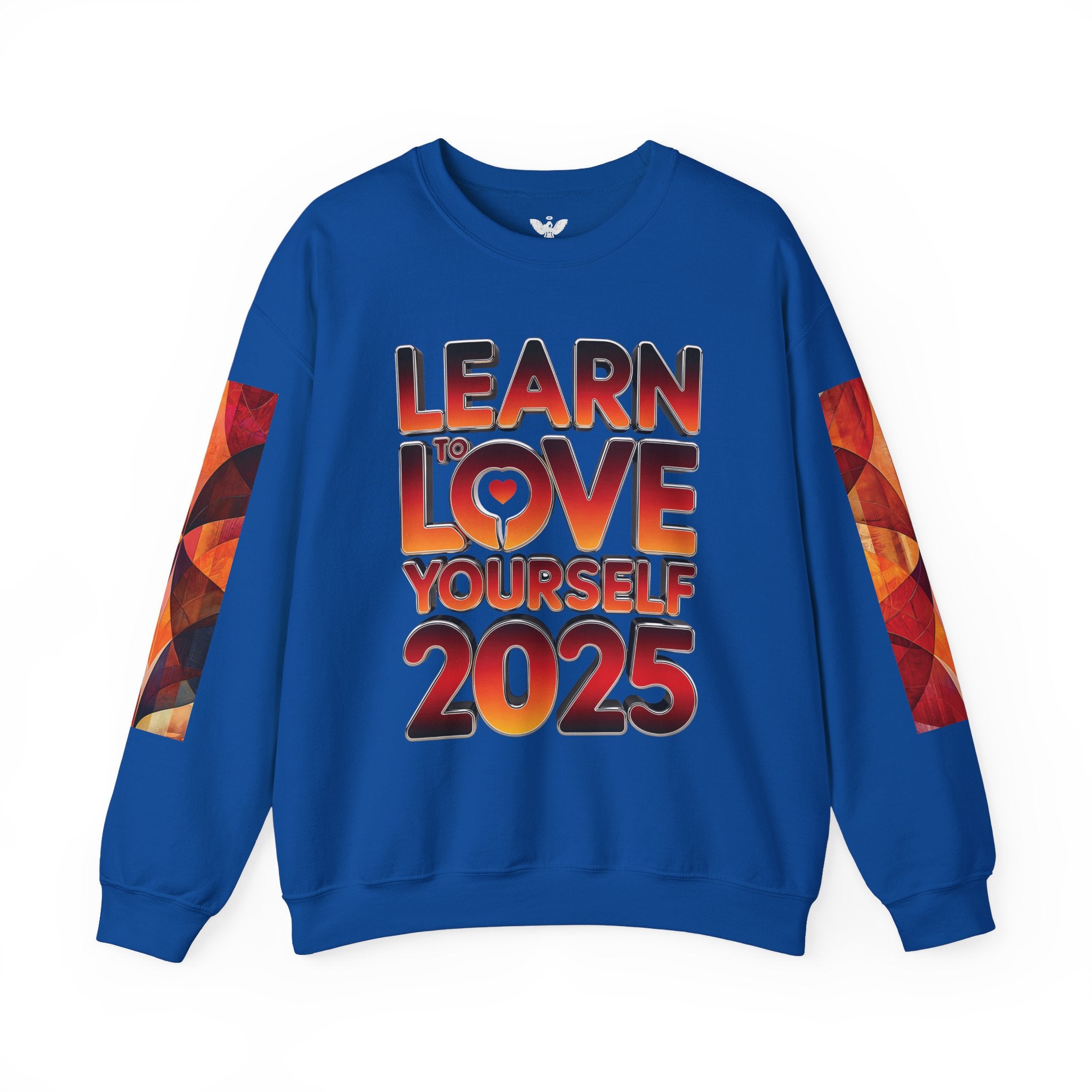 Learn to Love Yourself 2025 Crewneck Sweatshirt - Angel Body