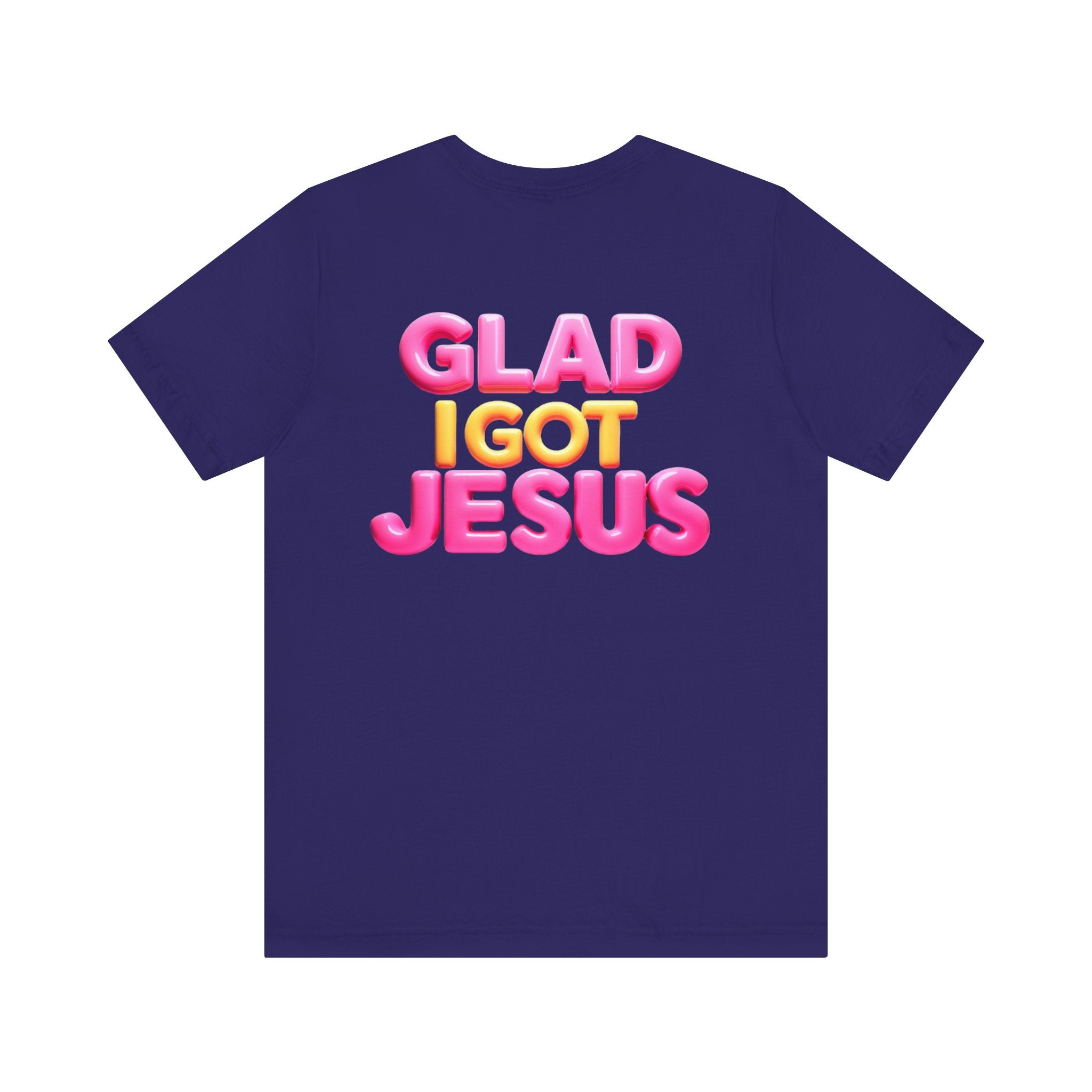 Glad I Got Jesus Unisex Tee - Angel Body