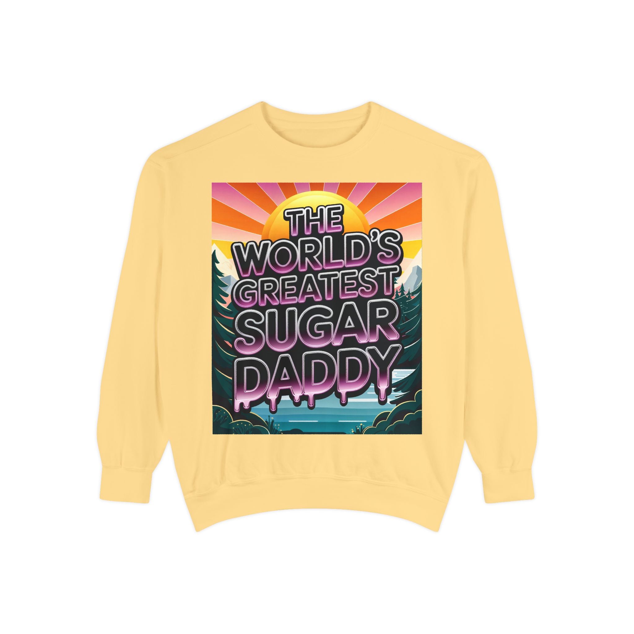 World's Greatest Sugar Daddy Sweatshirt | Cozy, Fun Gift for Dads and Partners - Angel Body