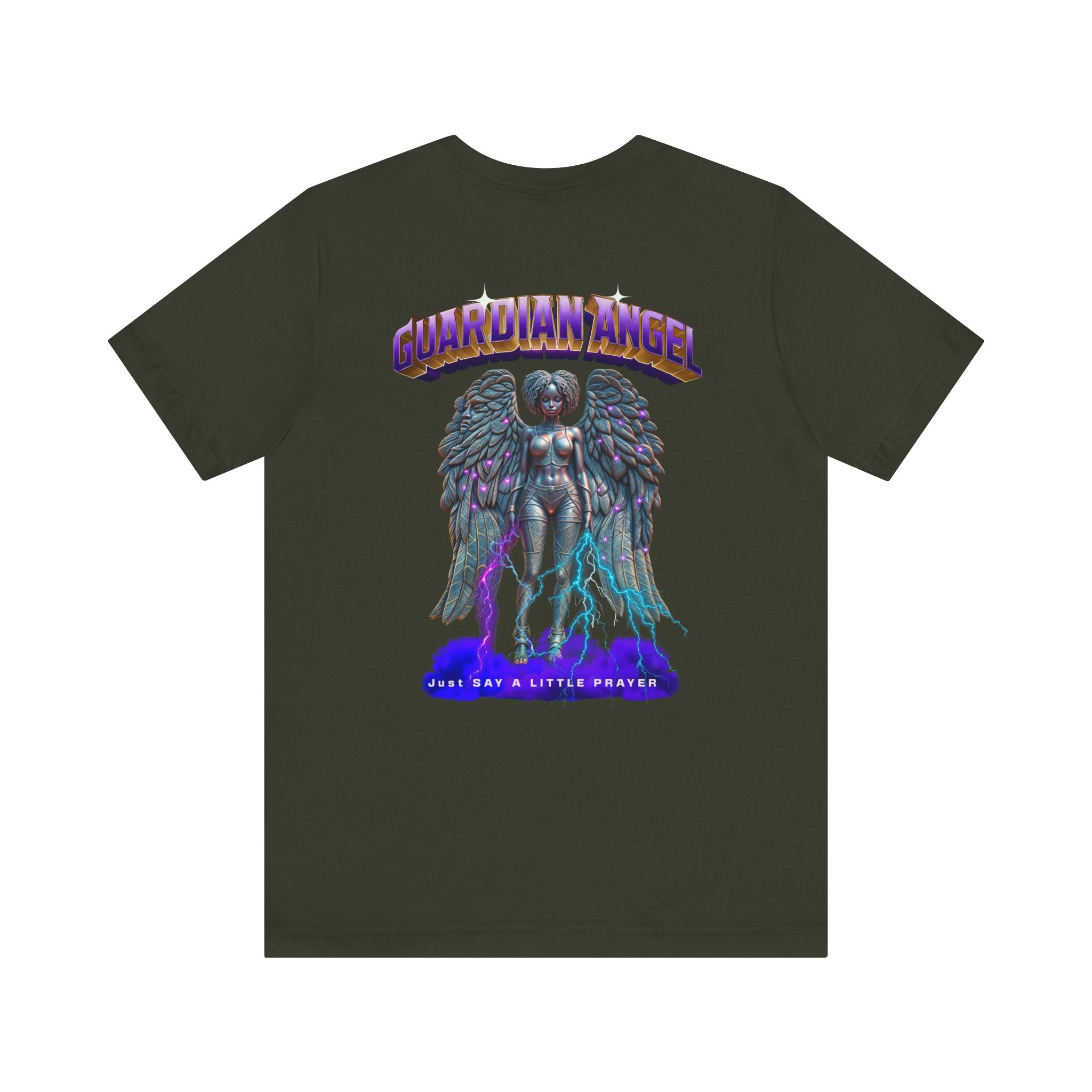Unisex Jersey Short Sleeve Tee. Guardian Angel Spiritual Warrior - Angel Body