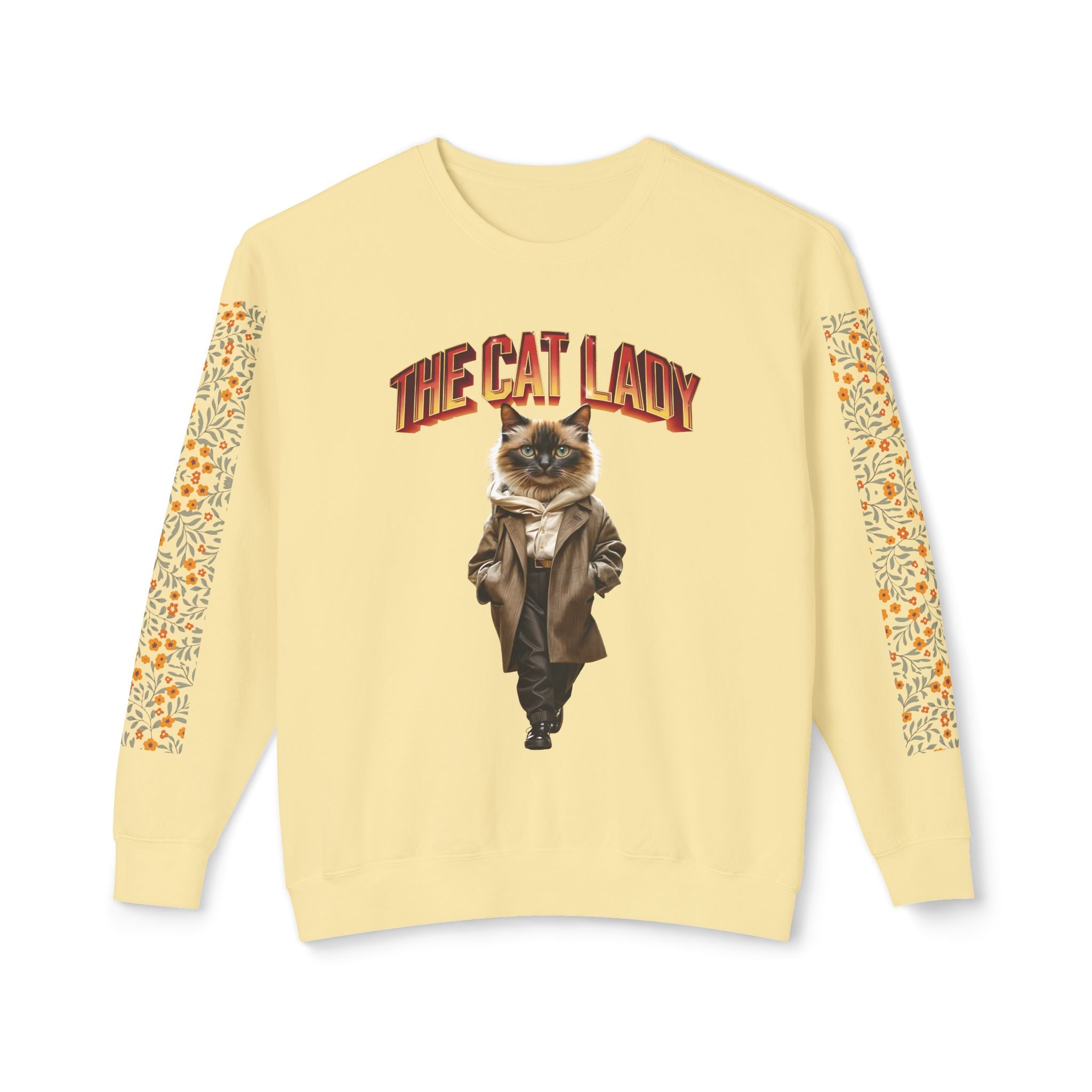 Unisex Lightweight Crewneck Sweatshirt - Angel Body