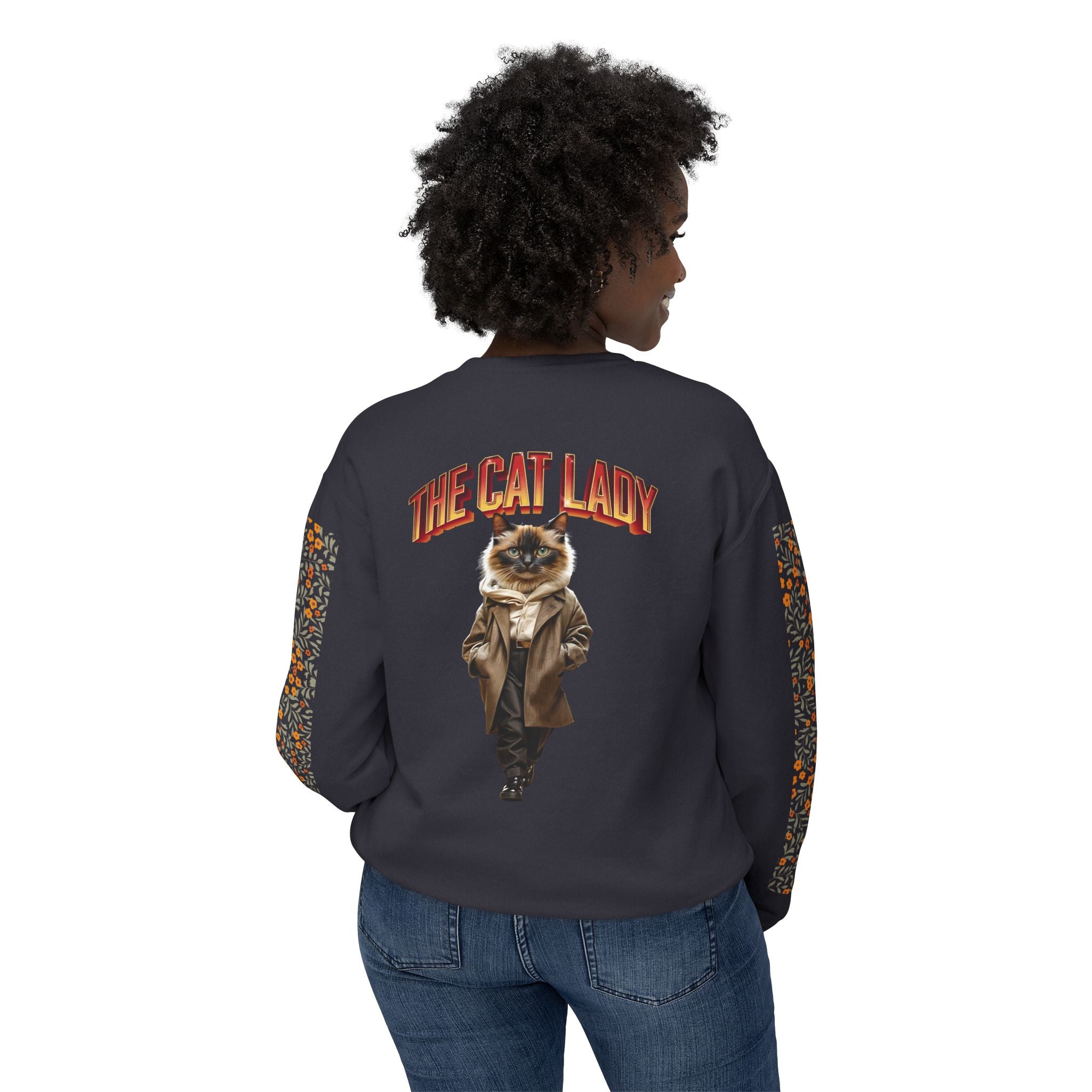 Unisex Lightweight Crewneck Sweatshirt - Angel Body