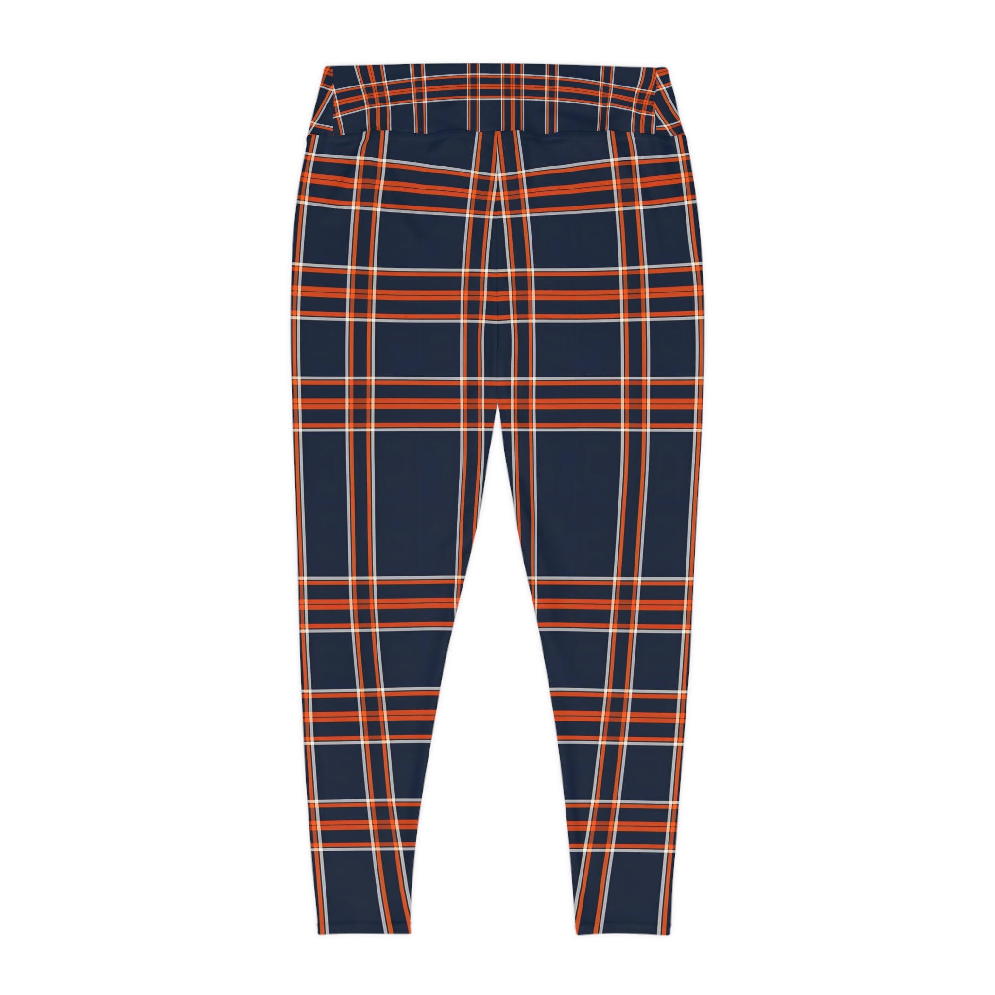 New Custom design Plus Size Plaid Leggings for Comfort & Style - Angel Body