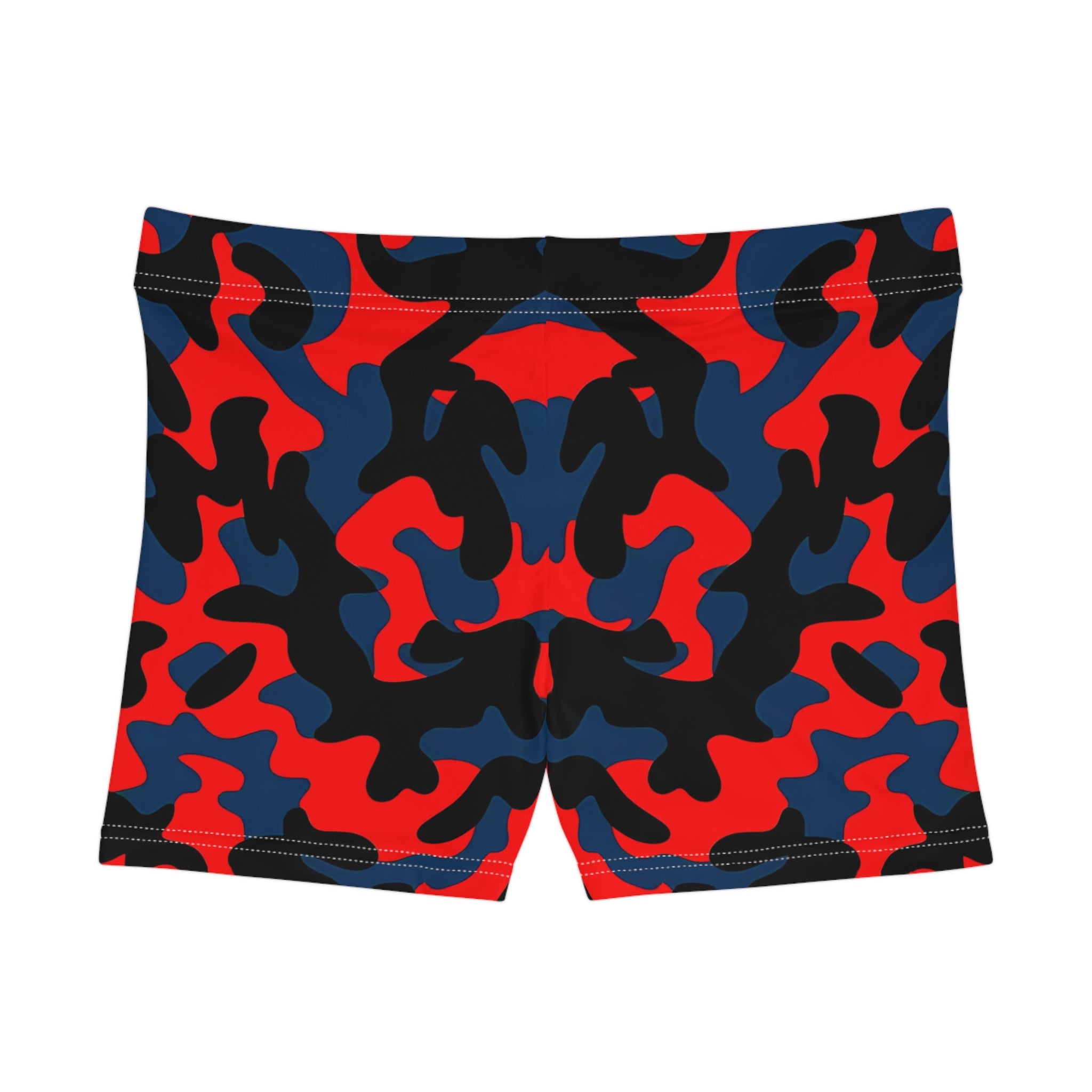 Women’s Camo Print Shorts - Vibrant Activewear for Summer Fun - Angel Body
