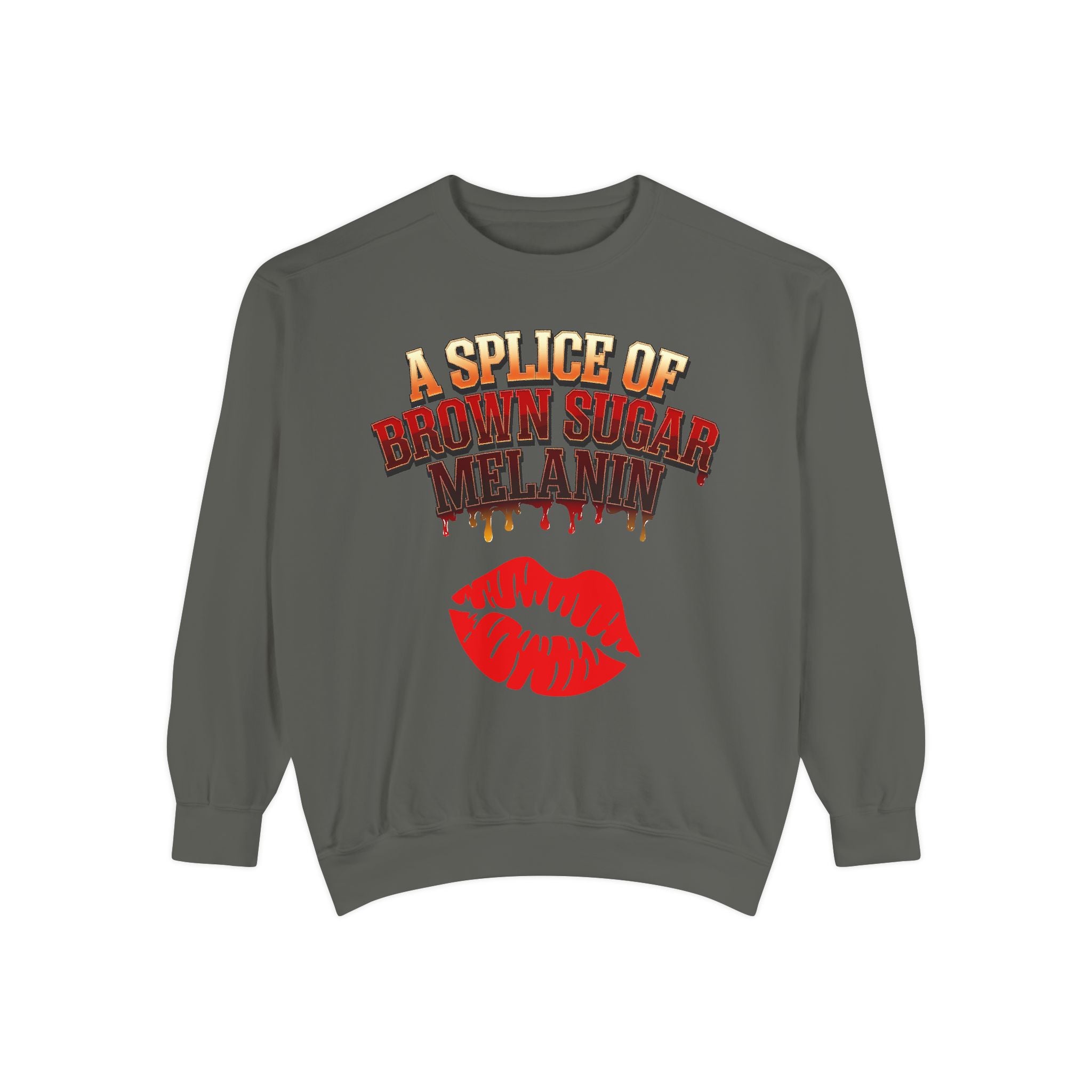 A Splice of Brown Sugar Melanin Unisex Sweatshirt - Comfortable & Stylish for All Occasions - Angel Body