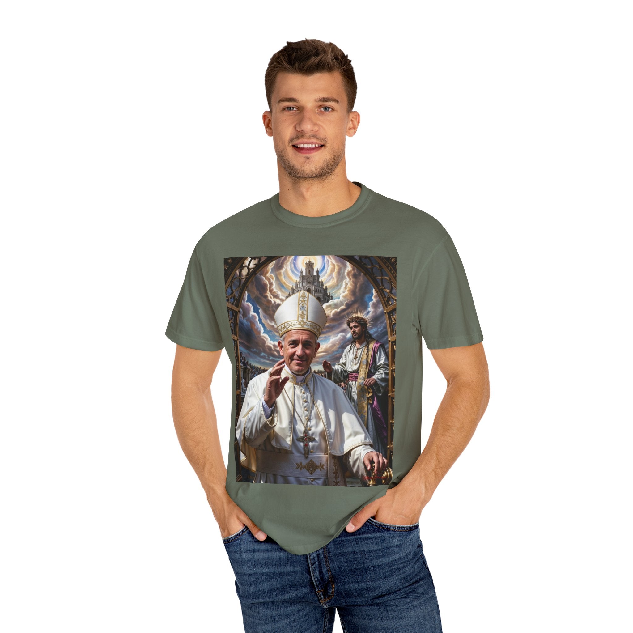 Religious Inspirational Pope Unisex T-Shirt - Angel Body