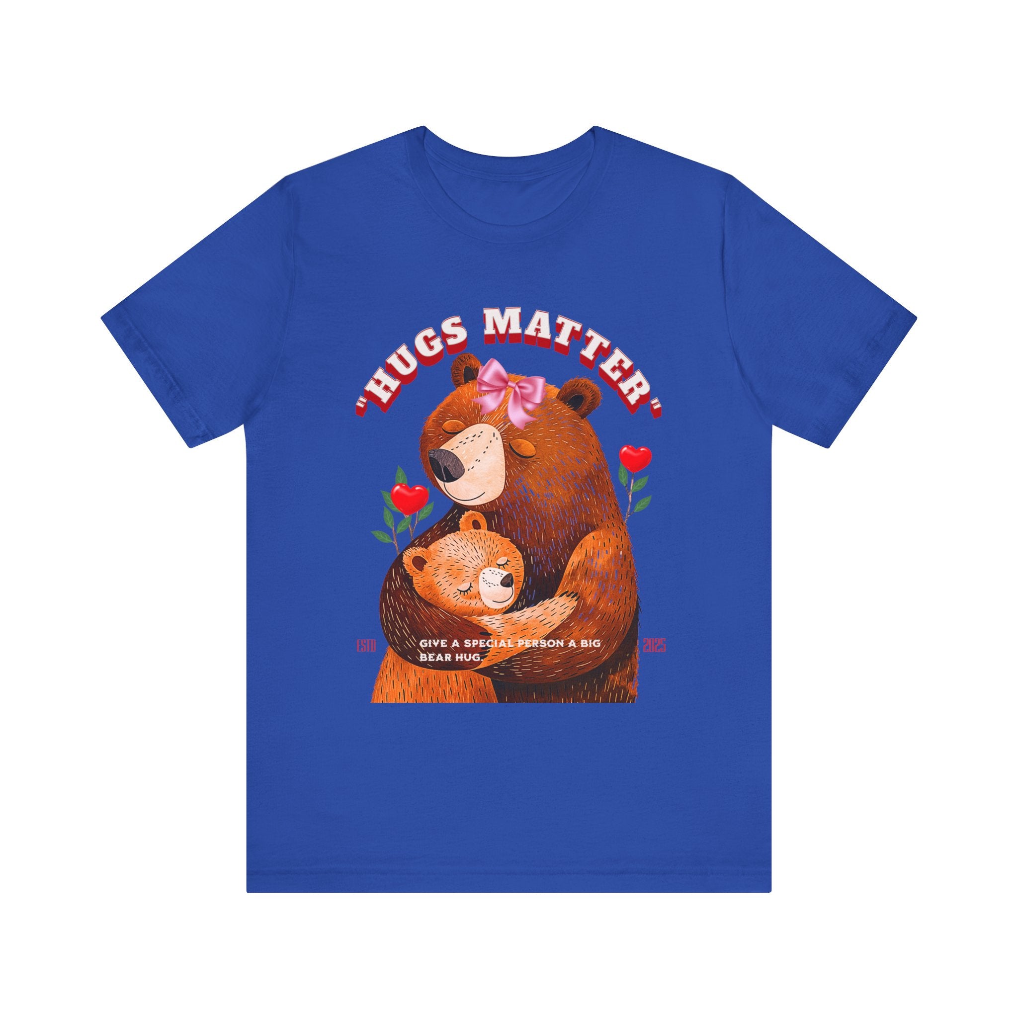Unisex Jersey Short Sleeve Tee Hugs Matter - Angel Body