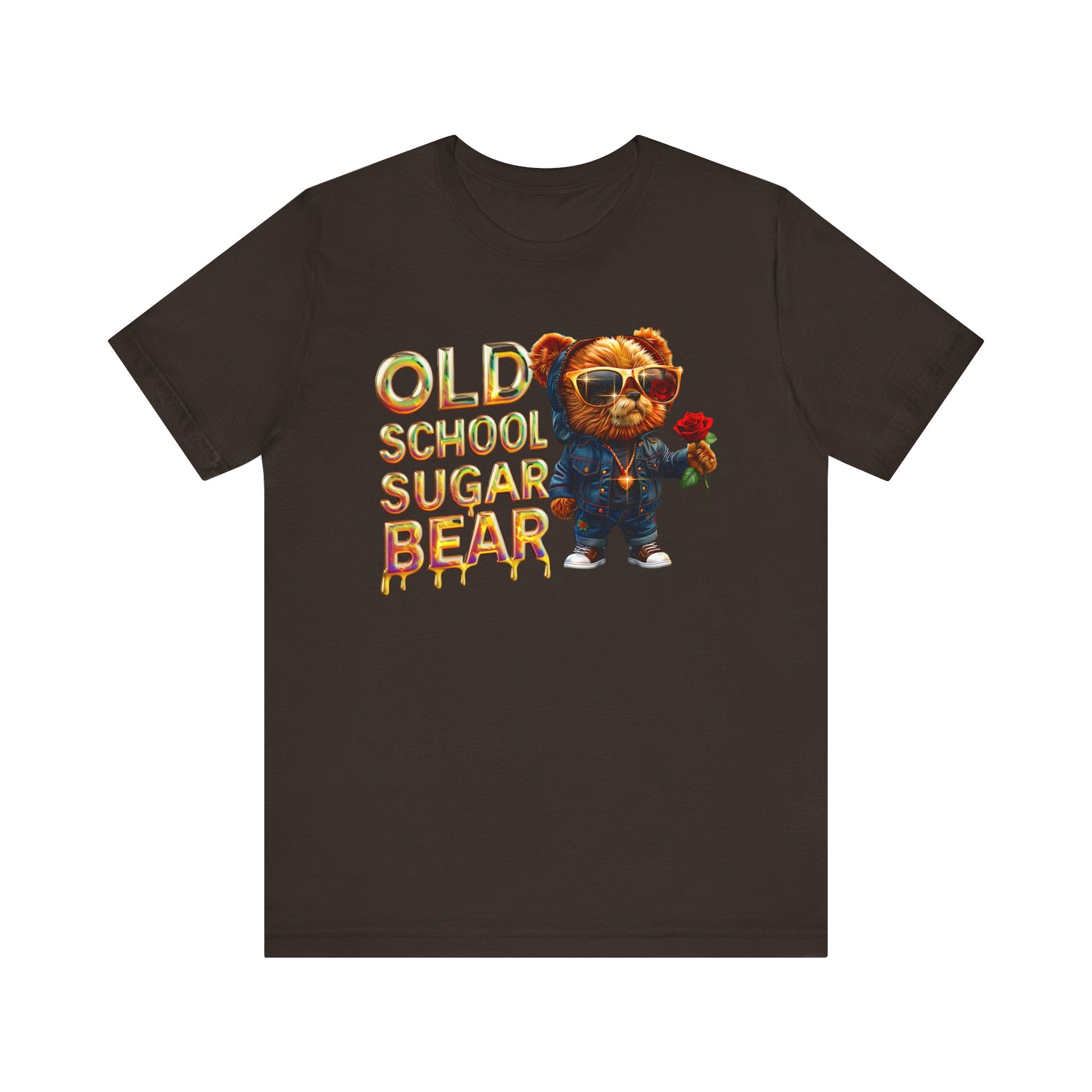 Unisex Jersey Short Sleeve Tee Old school sugar bear - Angel Body