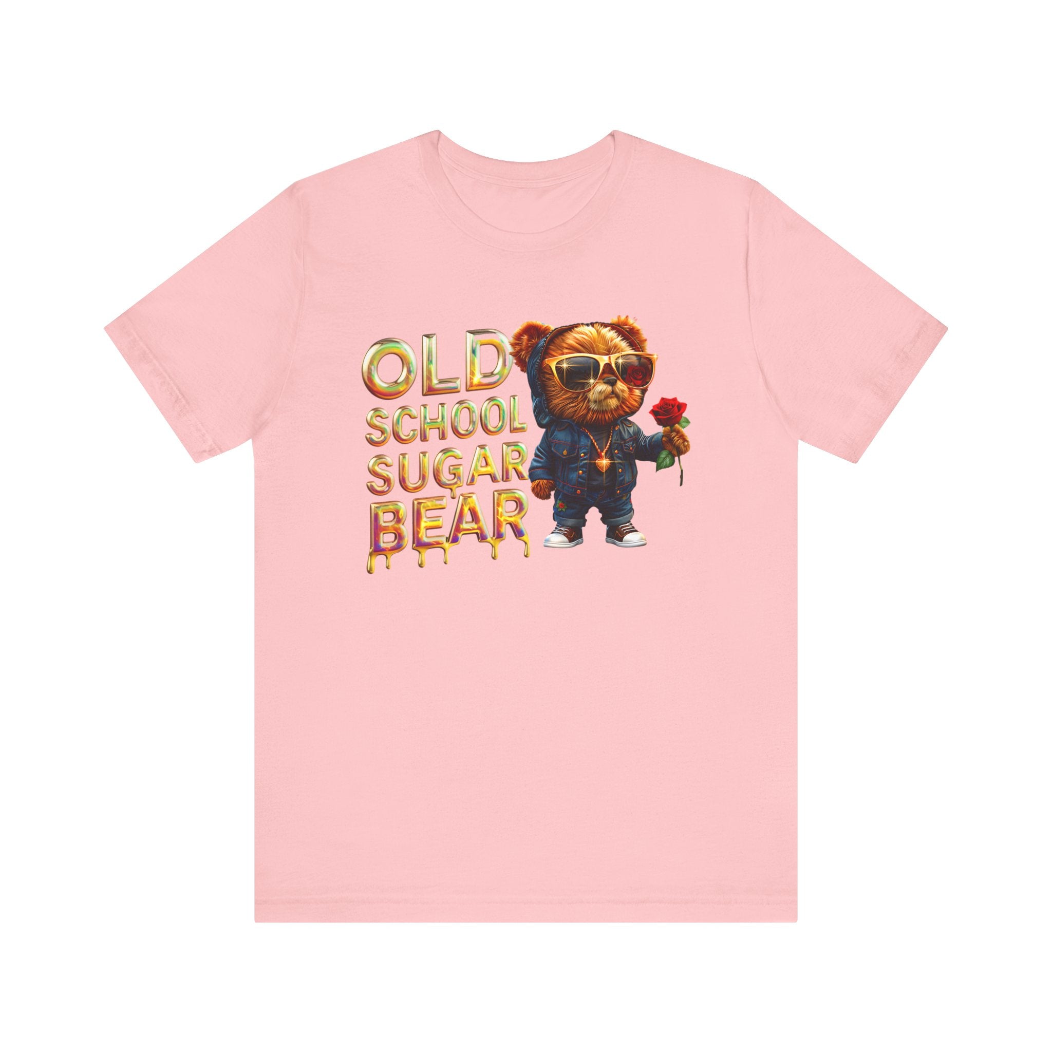Unisex Jersey Short Sleeve Tee Old school sugar bear - Angel Body