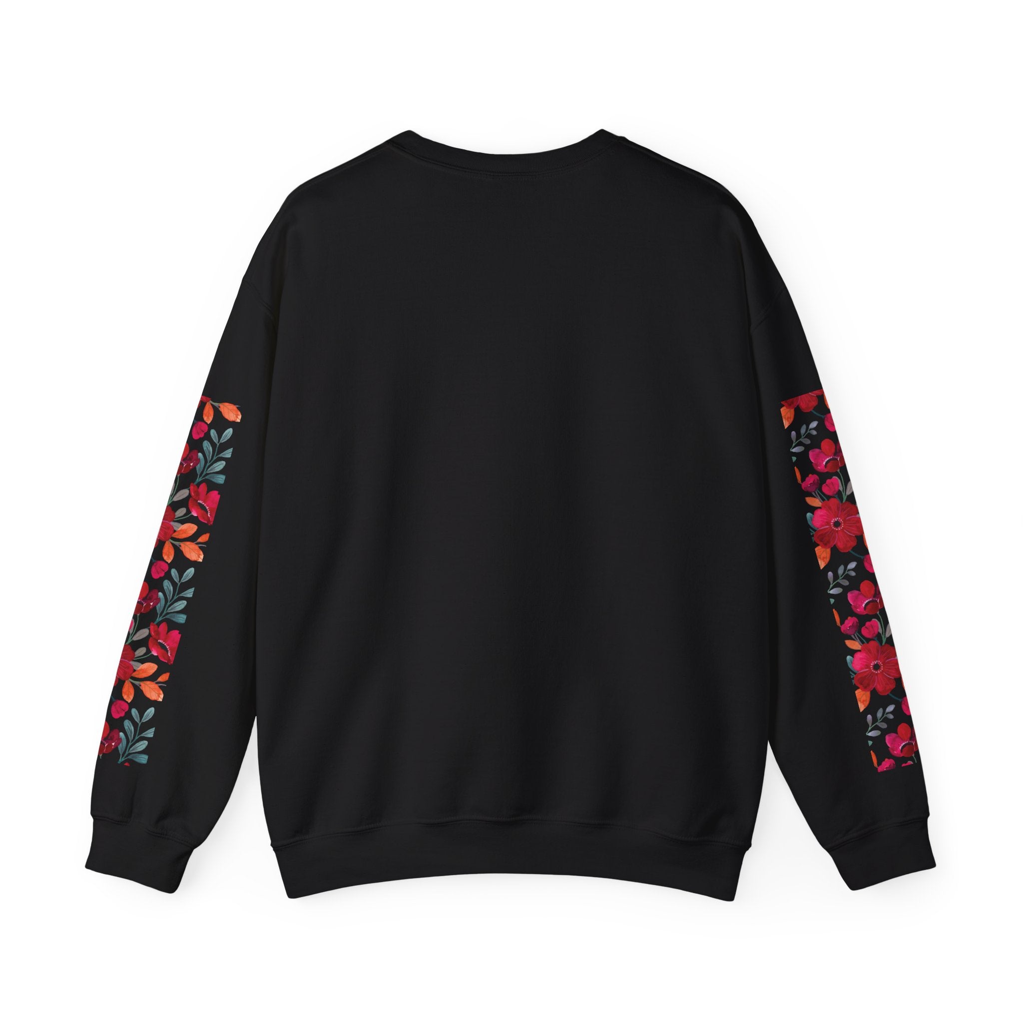 Abstract Art & Floral Sweatshirt - Angel Body