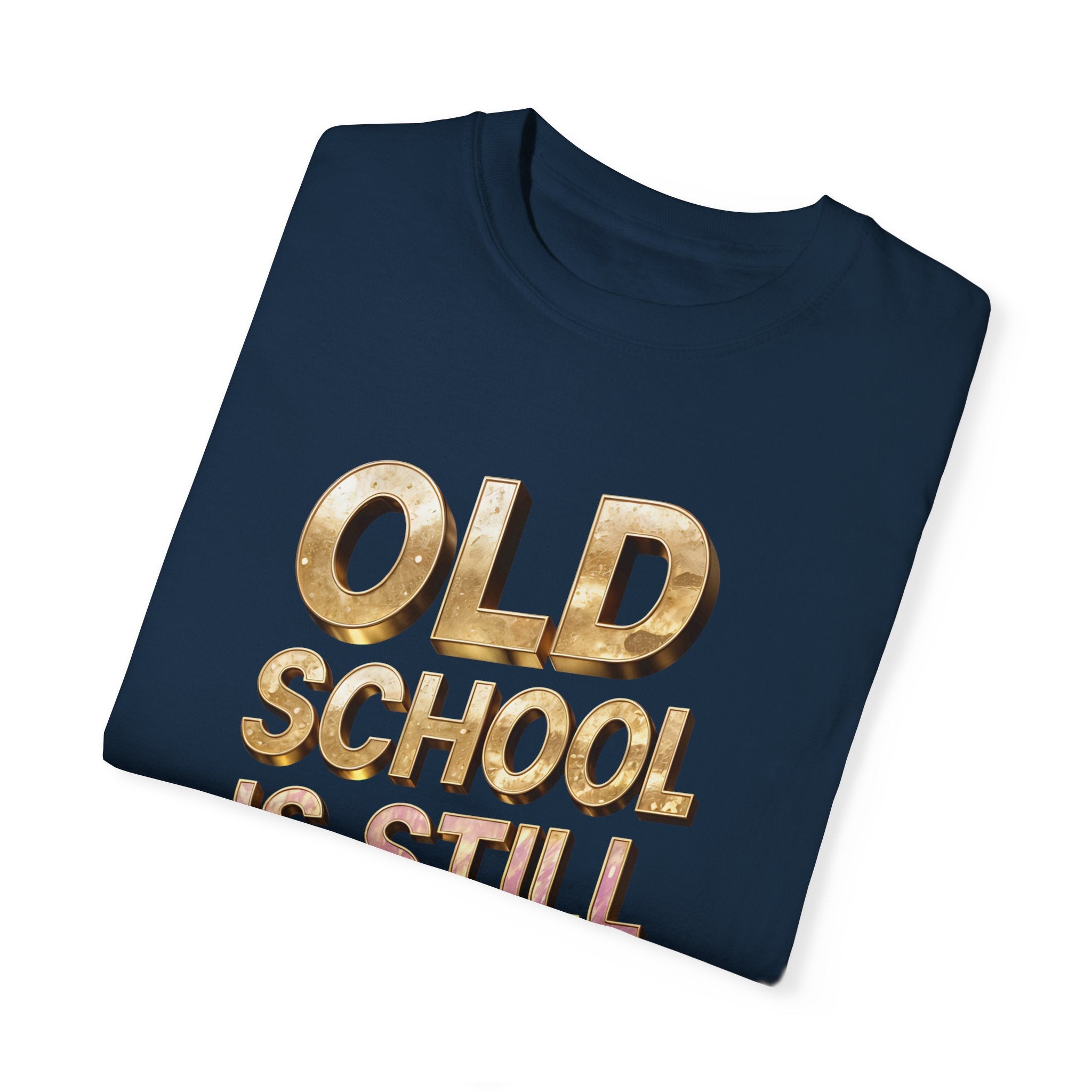 Vintage Feel Unisex T-Shirt - "Old School is Still Cool" - Angel Body