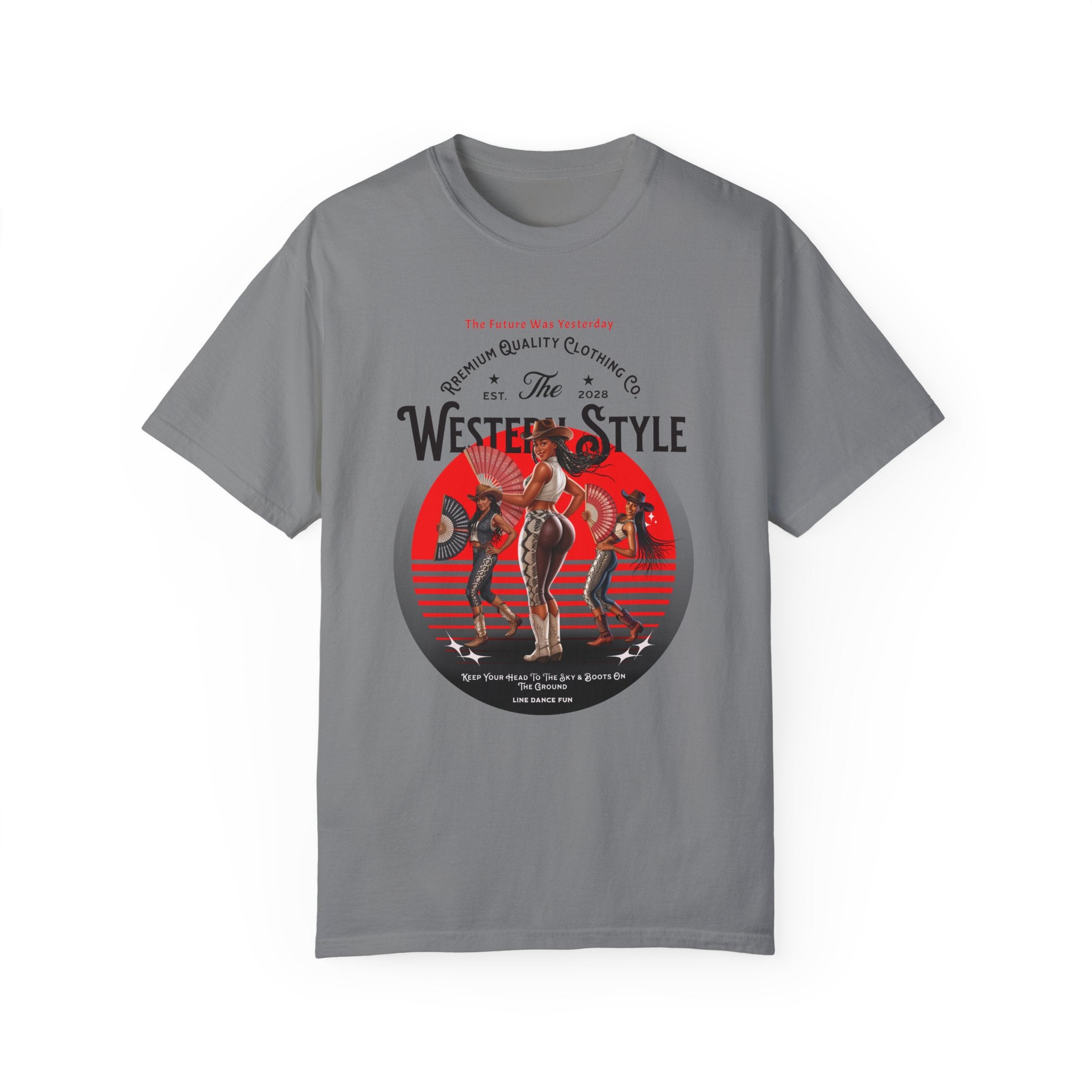 Vintage Western Style T-Shirt - Unisex Graphic Tee for Country Lovers - Angel Body