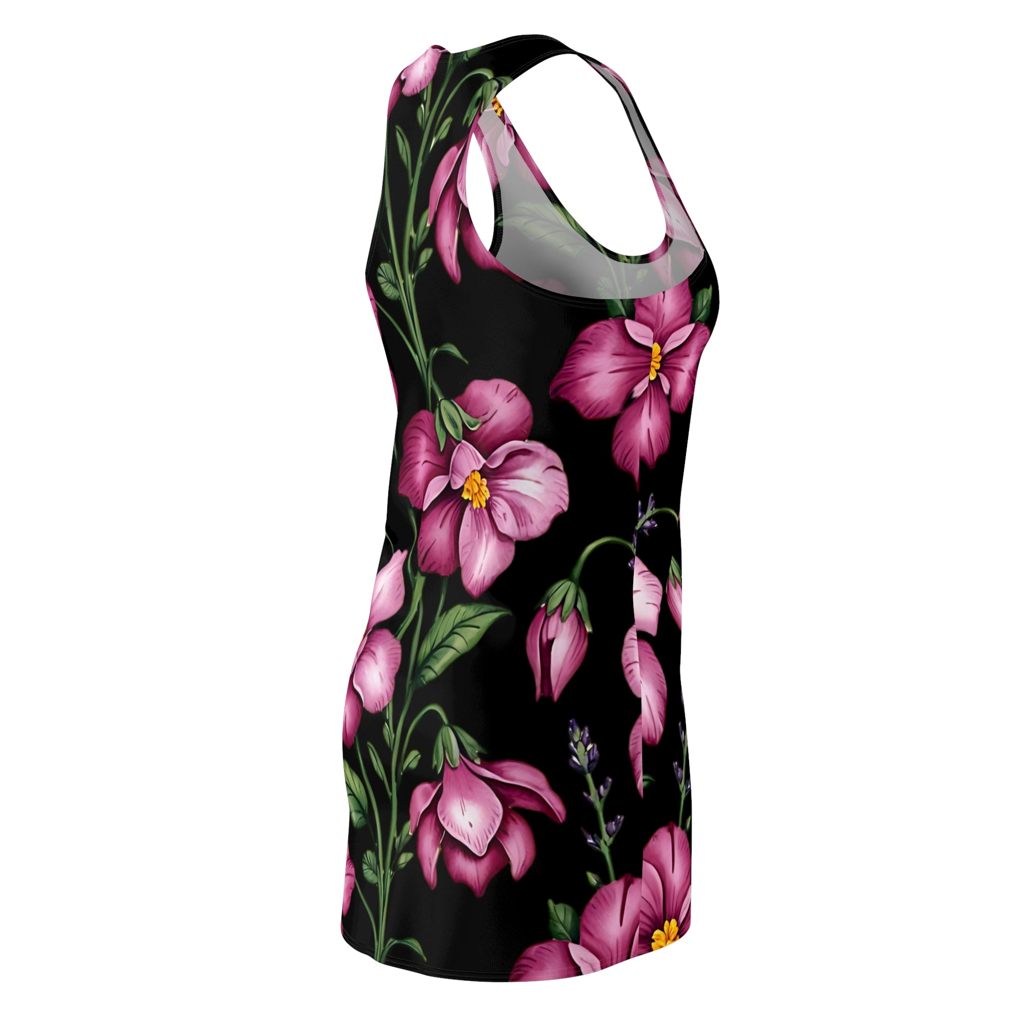 Floral Print Racerback Dress - Perfect for Spring & Summer Celebrations - Angel Body