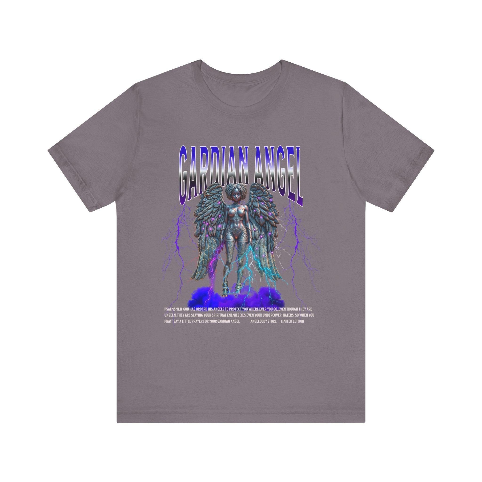 Fun Guardian Angel Graphic Tee - Unisex Short Sleeve T-Shirt for Spirituality Lovers - Angel Body
