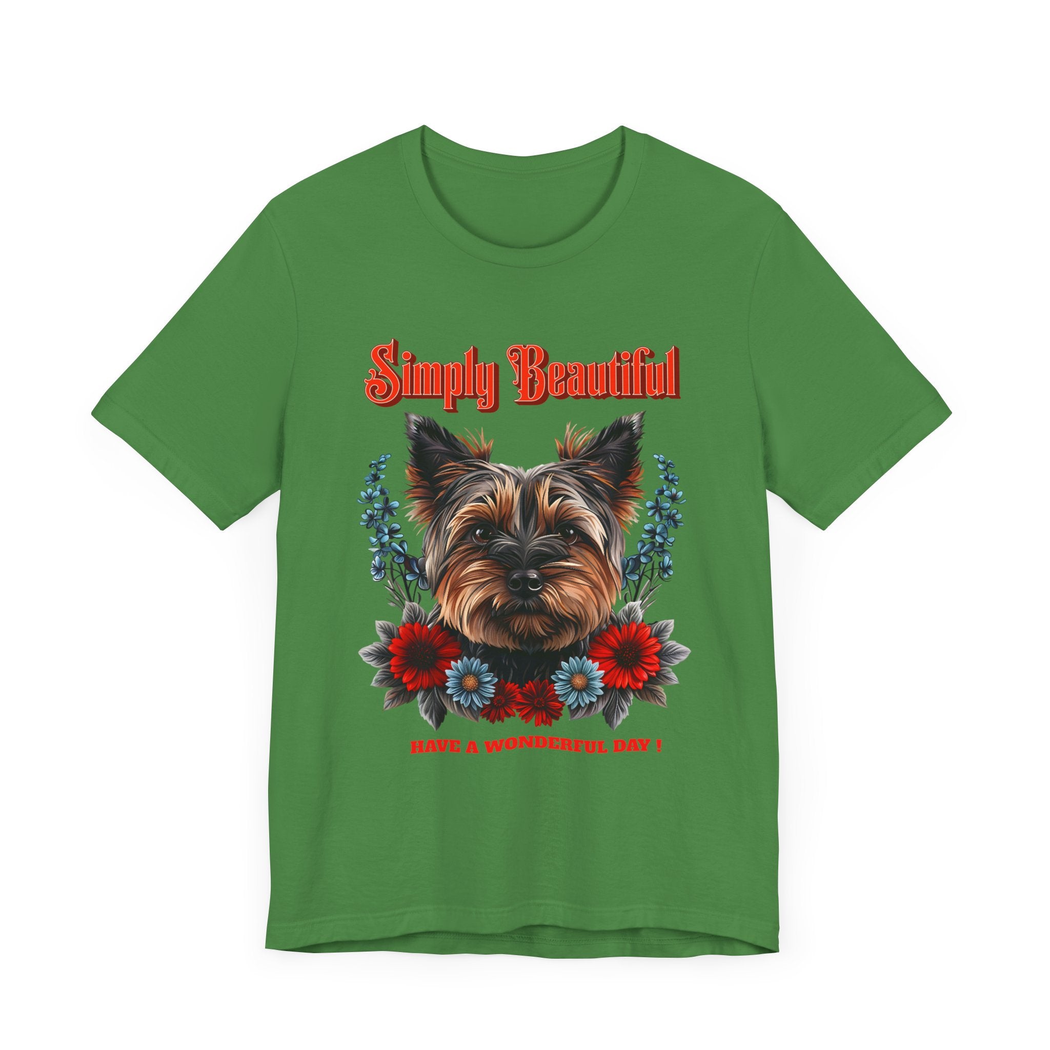 Unisex Jersey Short Sleeve Tee Simply Beautiful Yorkshire Puppy - Angel Body