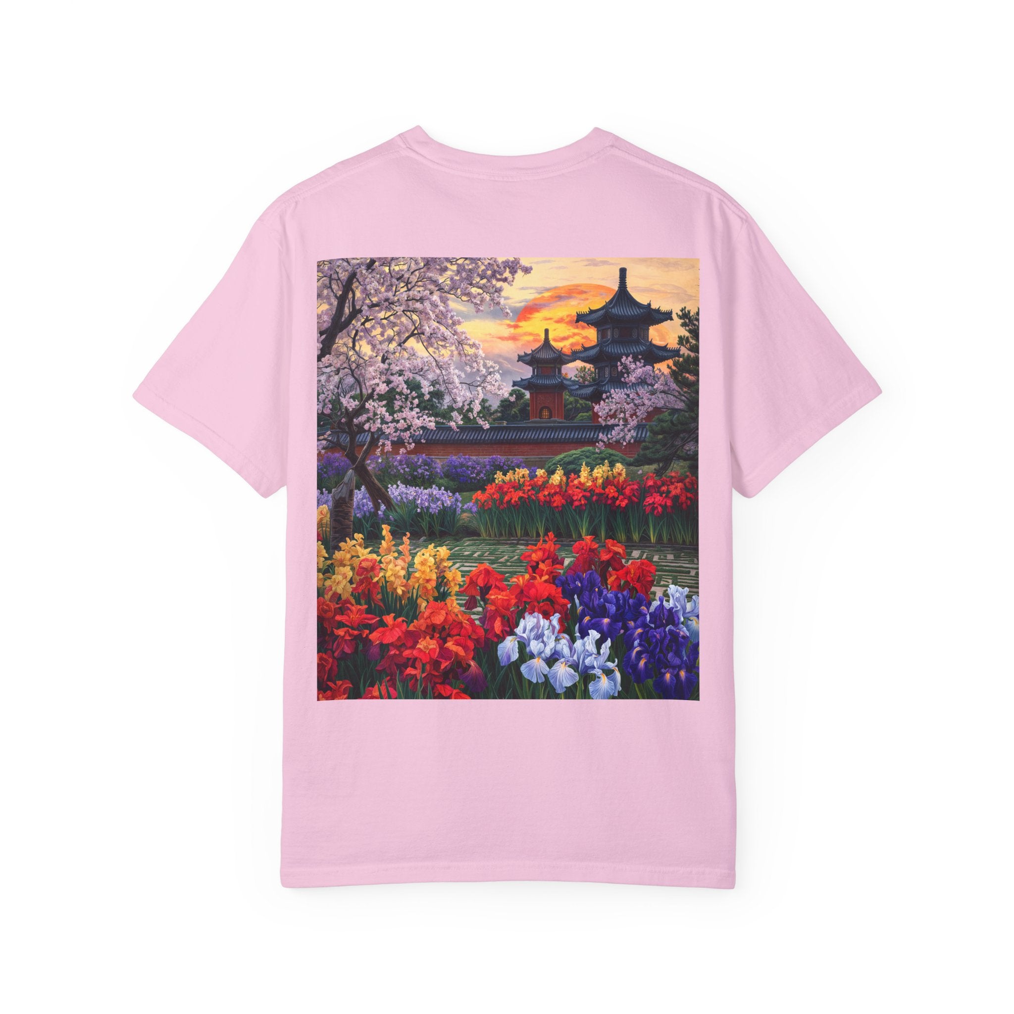 Japanese Garden Landscape T-Shirt - Nature Lovers & Spring Celebrations - Angel Body