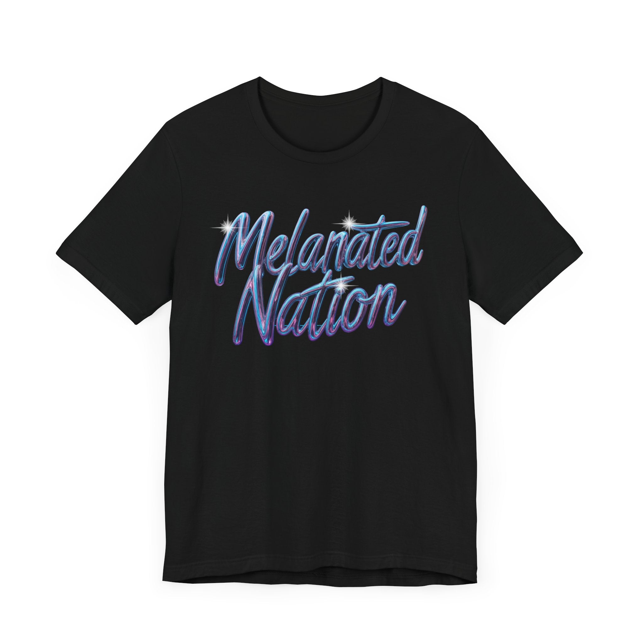 Unisex Jersey Short Sleeve Tee Melanated Nation - Angel Body