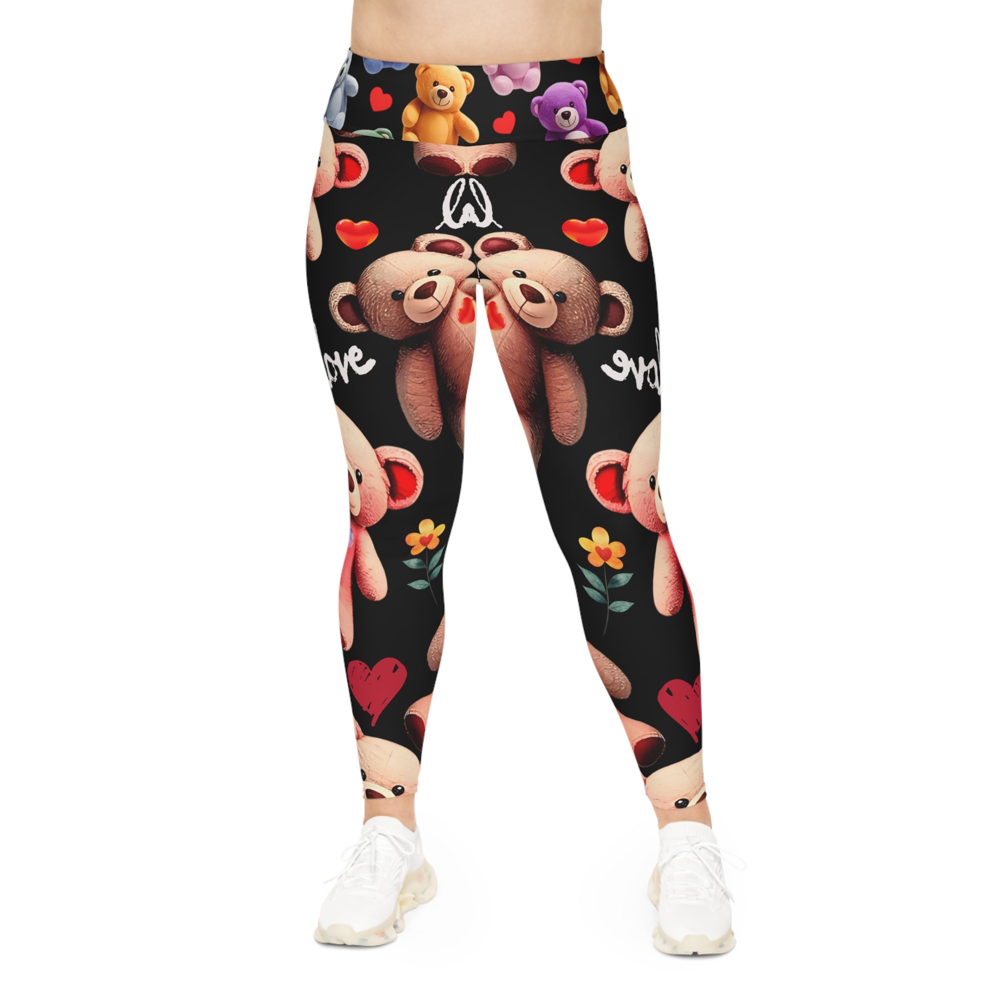 Love Bear Plus Size Leggings - Angel Body