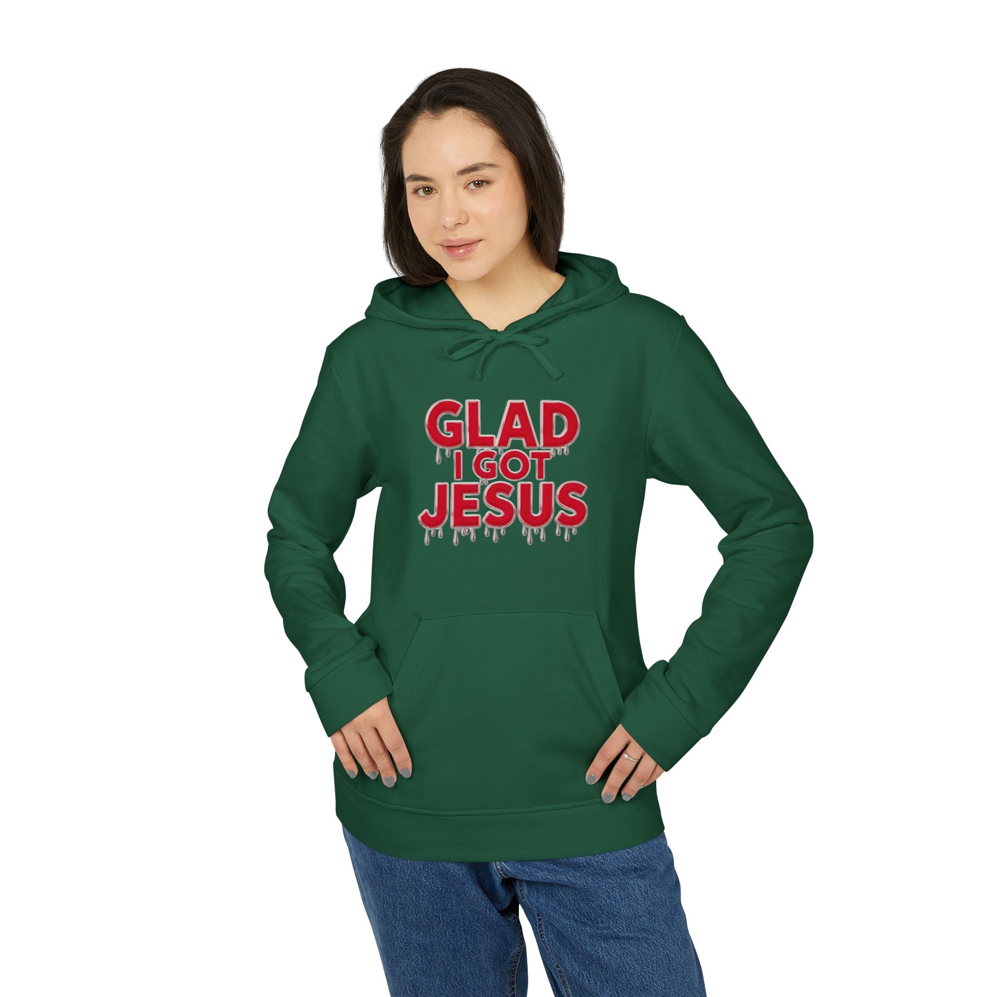 adidas Unisex Fleece Hoodie - Angel Body