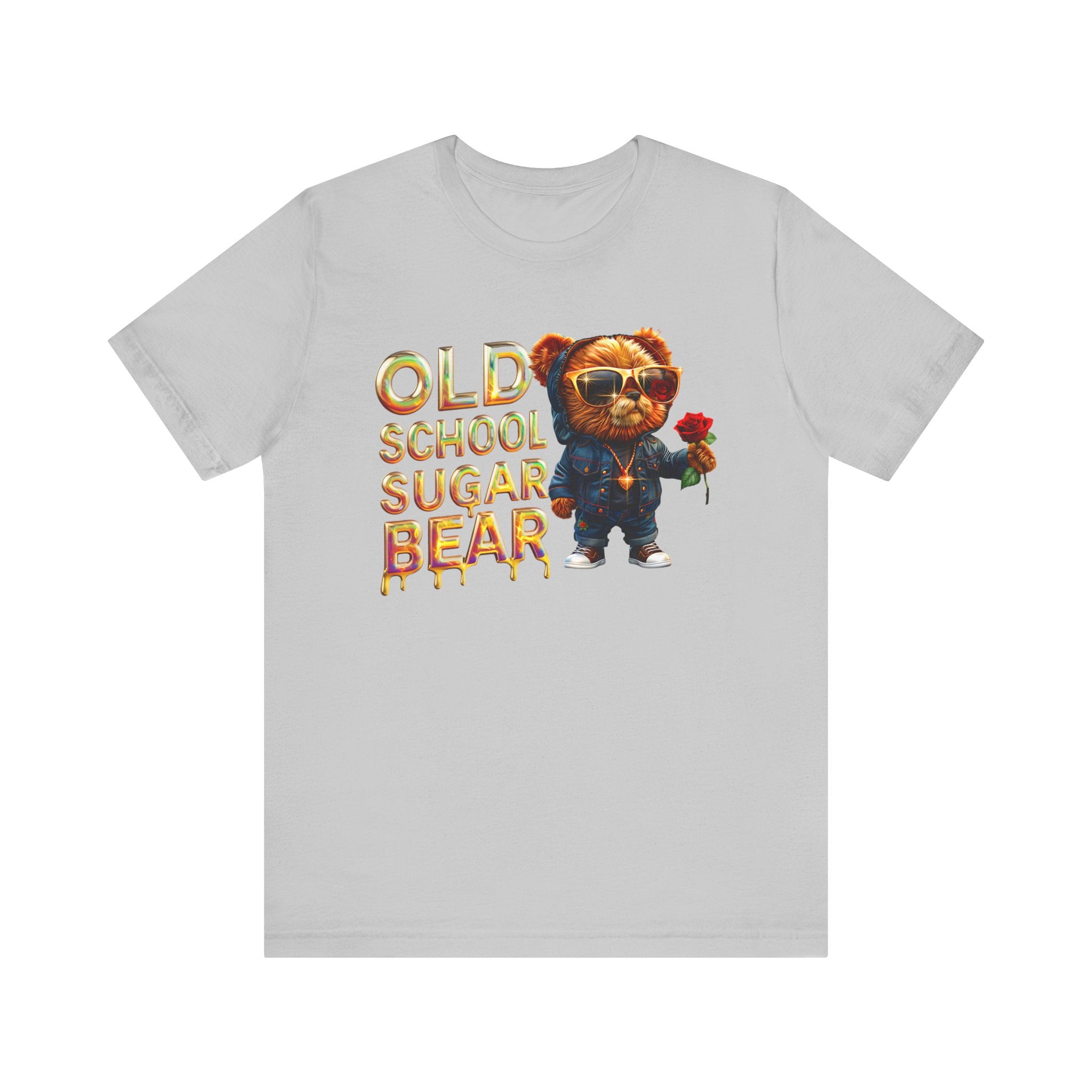 Unisex Jersey Short Sleeve Tee Old school sugar bear - Angel Body
