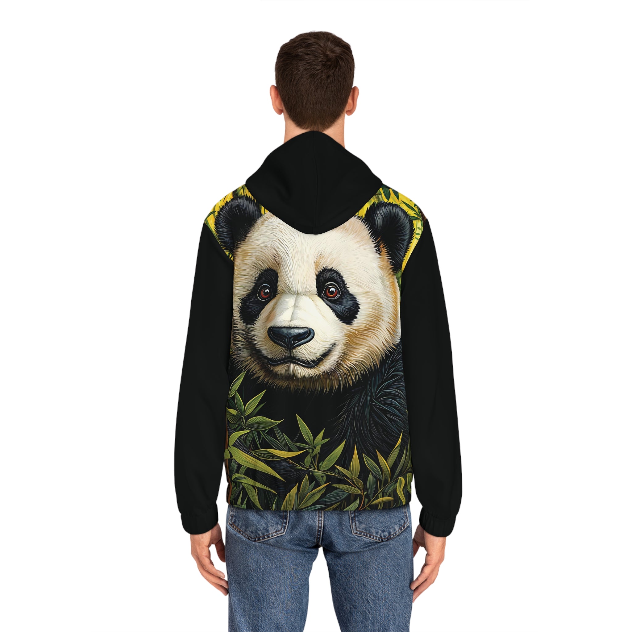 Men's Panda Print Hoodie - Angel Body